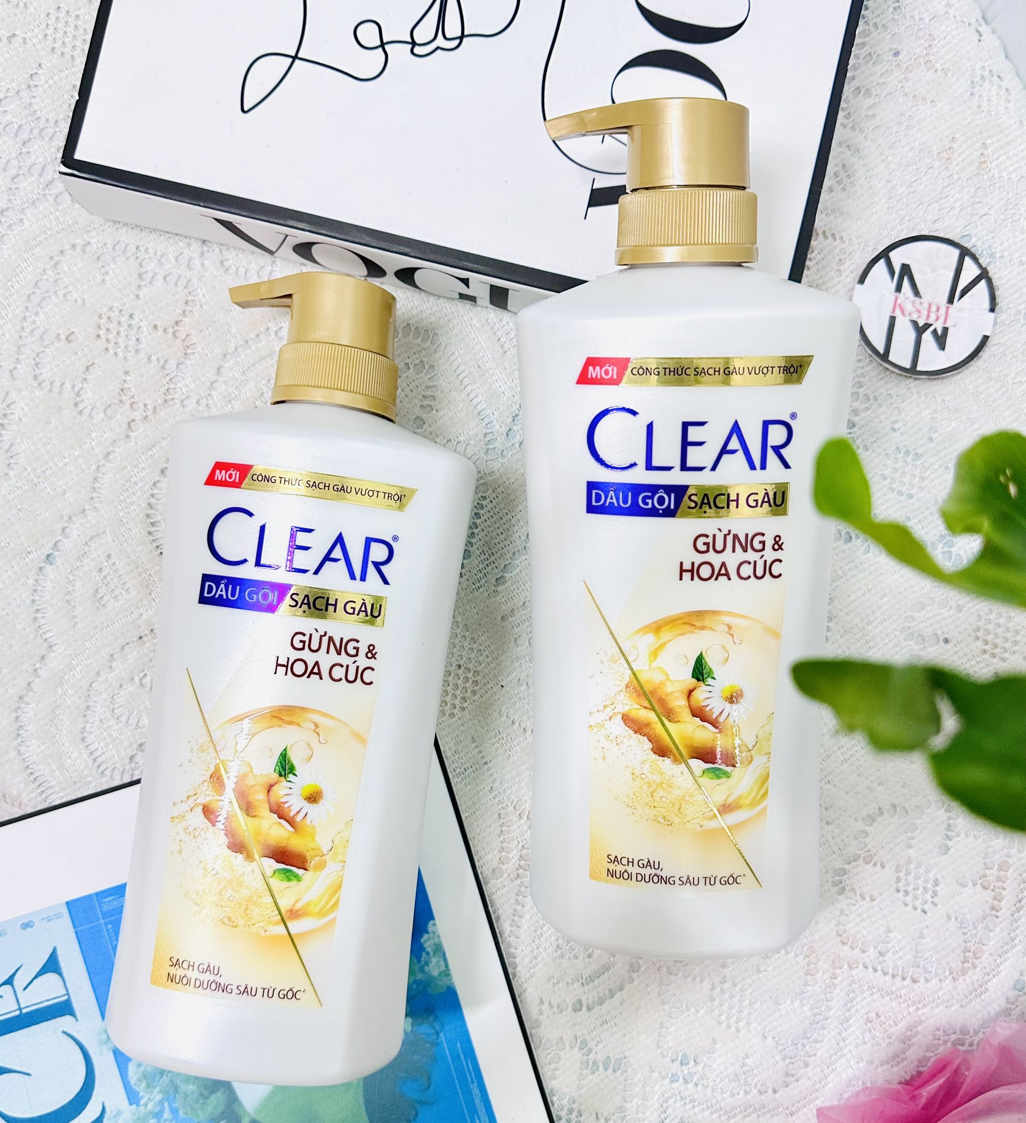 DẦU GỘI SẠCH GẦU CLEAR GỪNG & HOA CÚC 630g (Ko áp dụng giảm 10%)