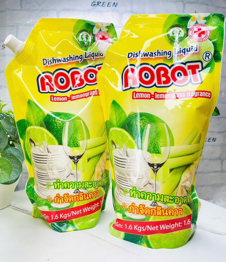 KM TÚI NƯỚC RỬA CHÉN ROBOT LỚN 1.6kg LOẠI 1 CHÍNH HÃNG (2)