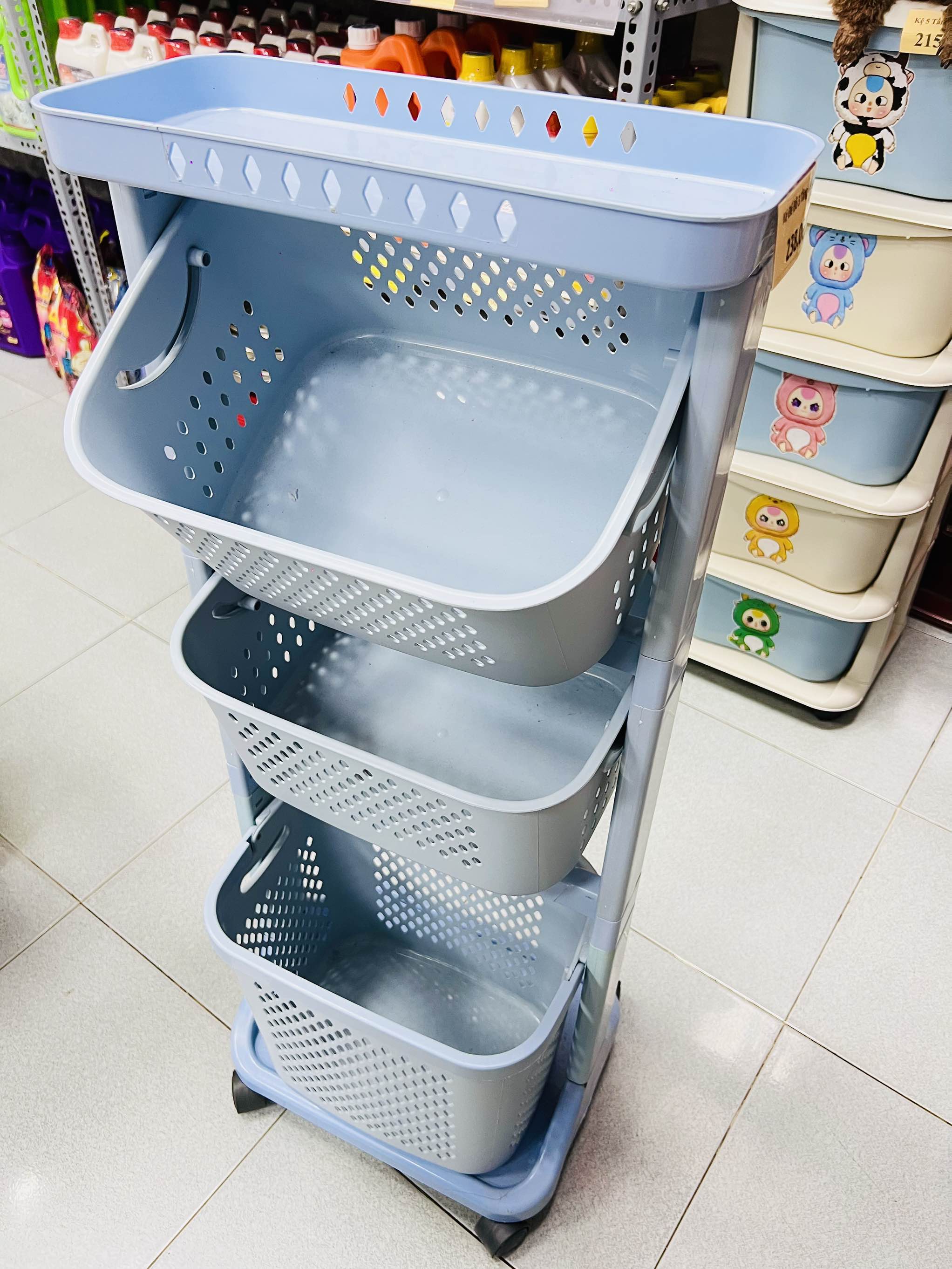 KỆ ĐỂ ĐỒ 3 TẦNG VIỆT NHẬT LOẠI 1 NGĂN CAO (10)