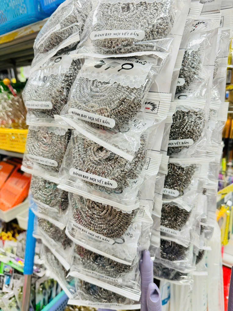 KM MIẾNG CƯỚC 30GRAM INOX CHÀ XOONG NỒI SAMRAN ( Mua 10 tặng 2 ko áp vip) (1) '