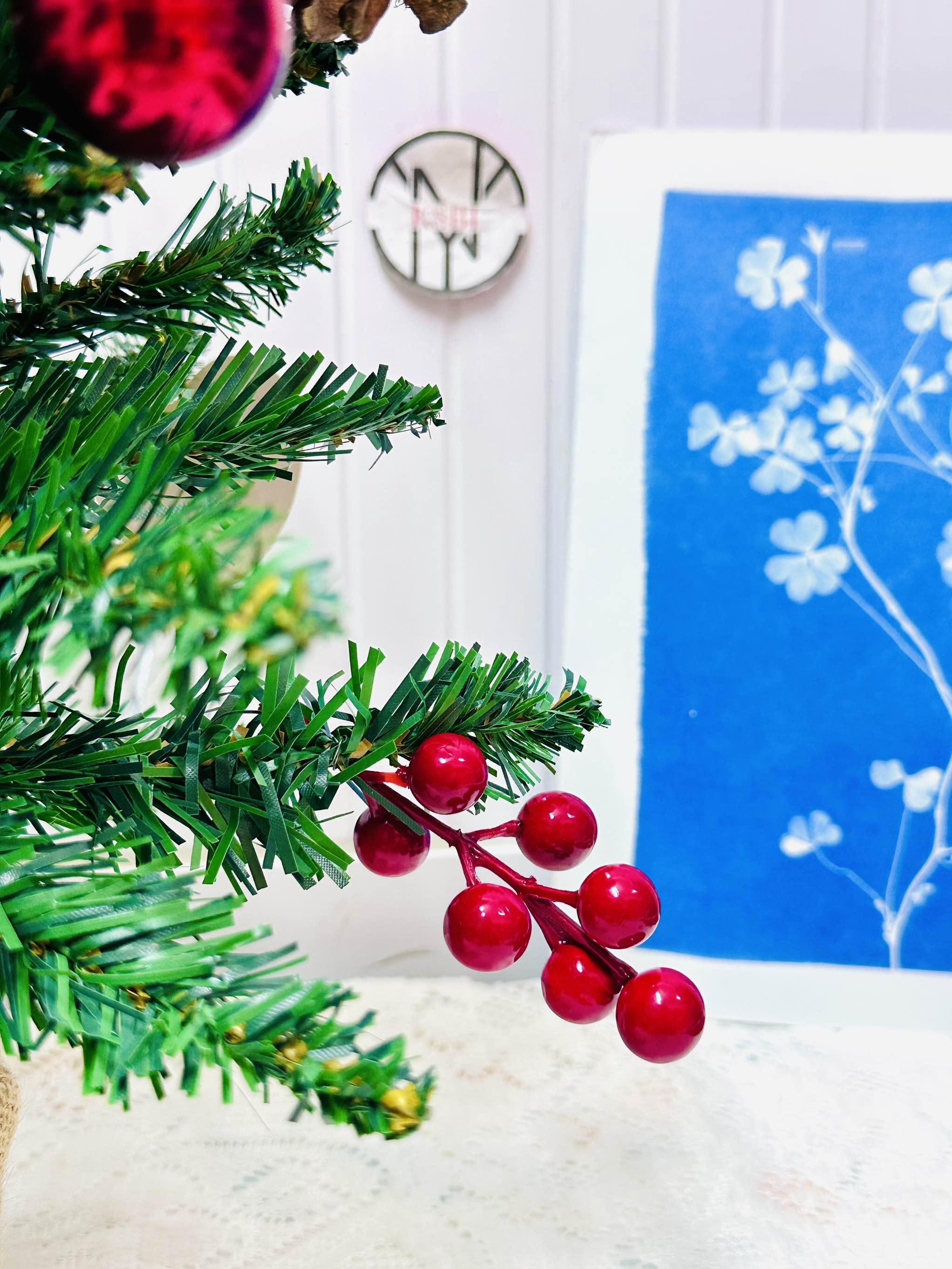 Cây Thông Noel 60cm Kèm Phụ Kiện Đèn Led Mẫu Mới