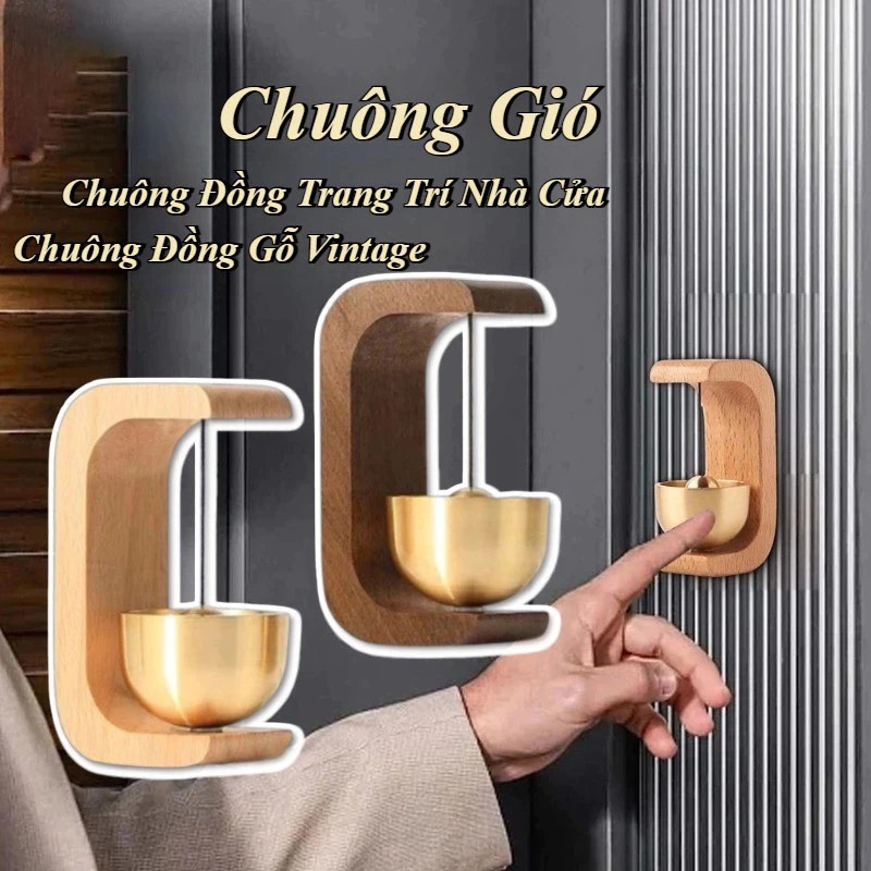 CHUỐNG GIÓ BẰNG GỖ TREO CỬA , HỖ TRỢ CHỐNG TRỘM (3)