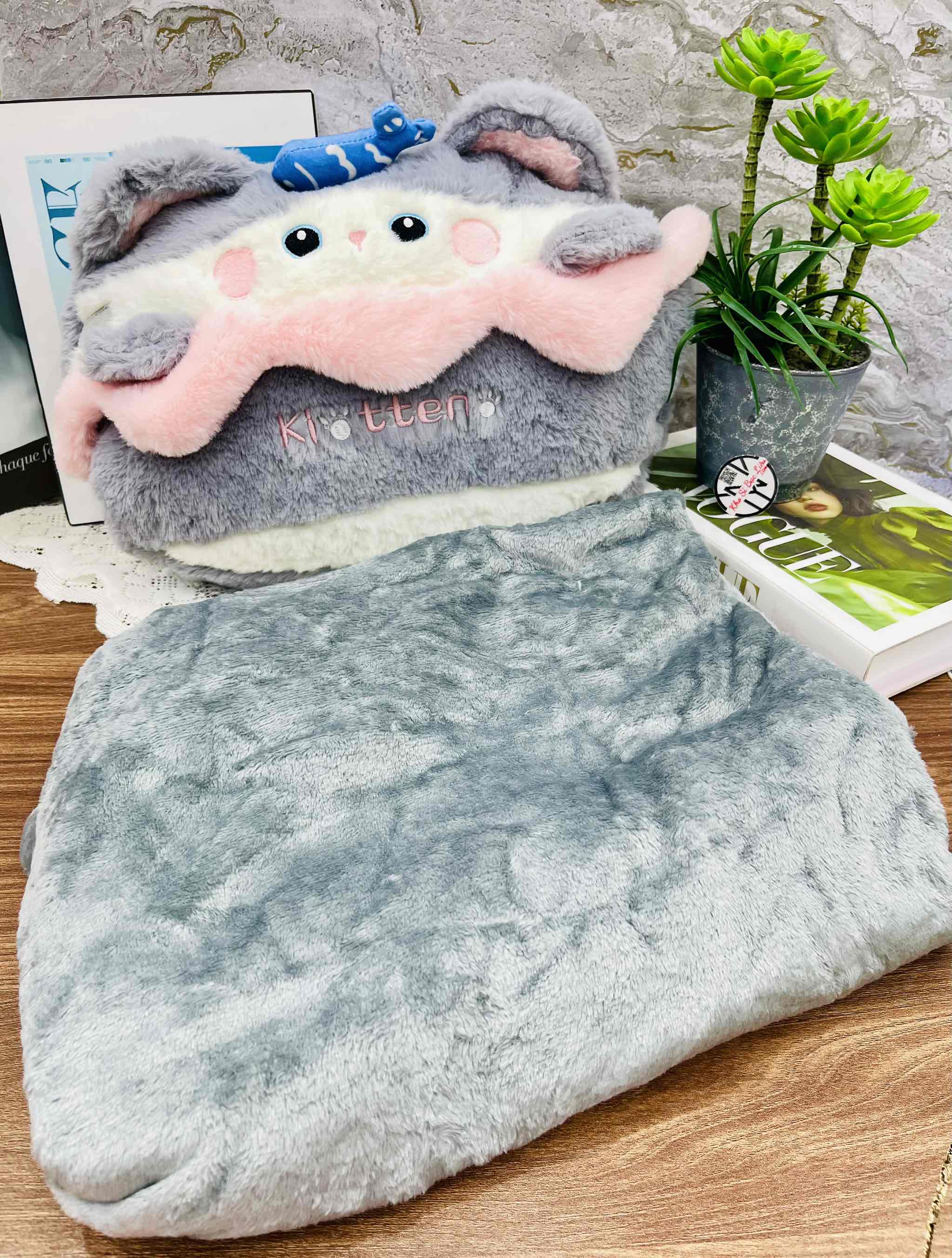 CHĂN MỀN GỐI HÌNH BÁNH QUY SIÊU KUTE (12)