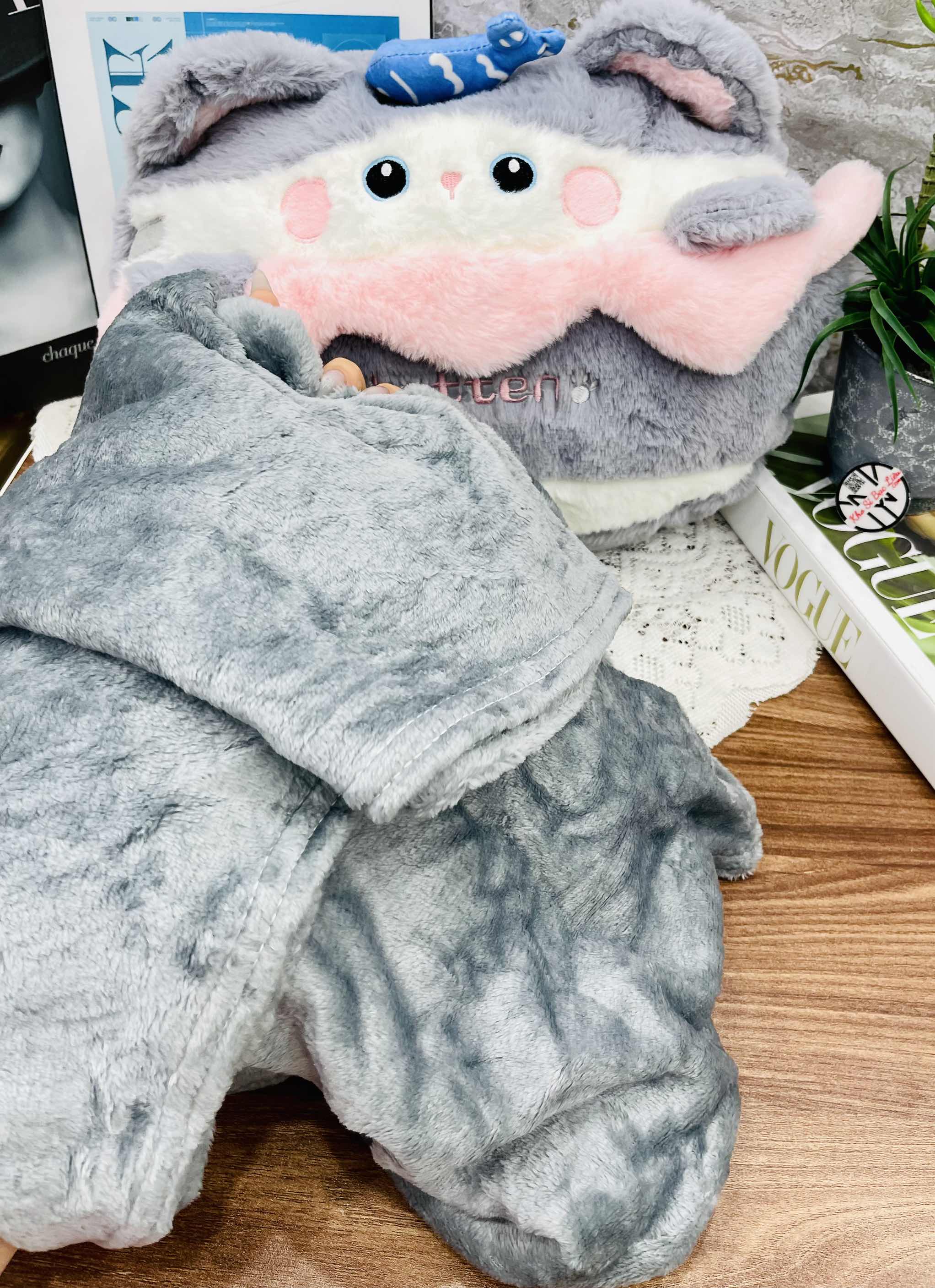 CHĂN MỀN GỐI HÌNH BÁNH QUY SIÊU KUTE (12)