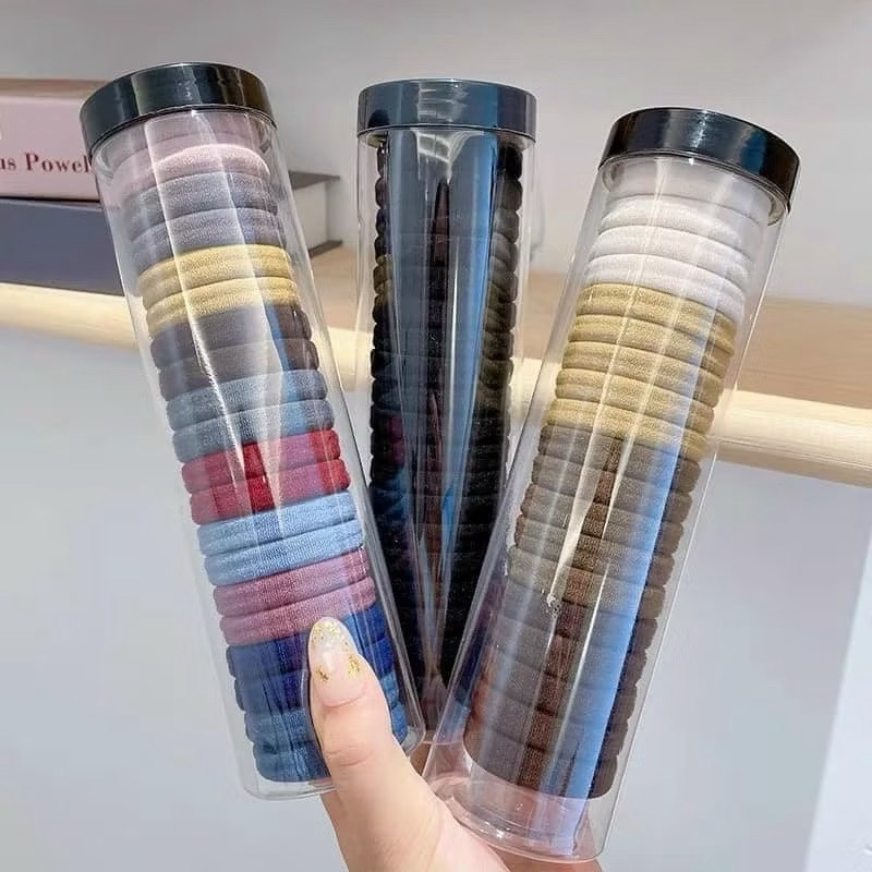 Hộp 20 thun cột tóc thời trang siêu bền đẹp (1)