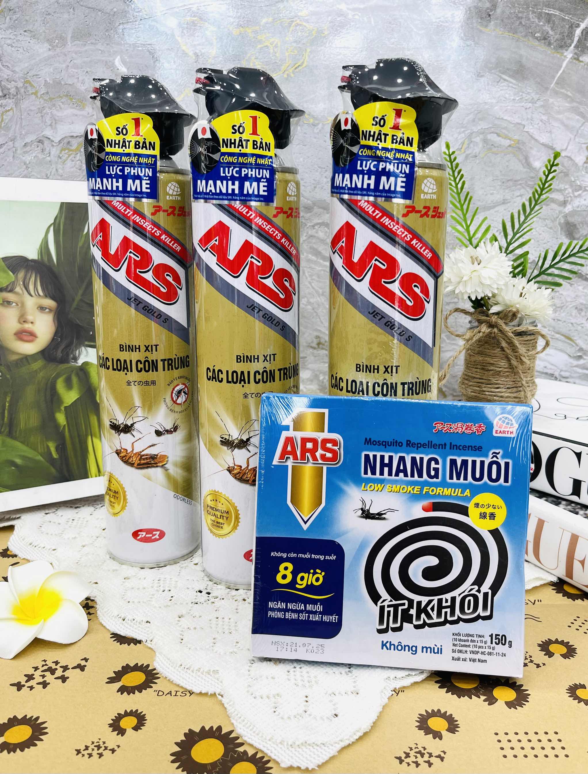 KM XỊT RUỒI MUỖI KIẾN DÁN ARS CHÍNH HÃNG KHÔNG MÙI (4) ‘