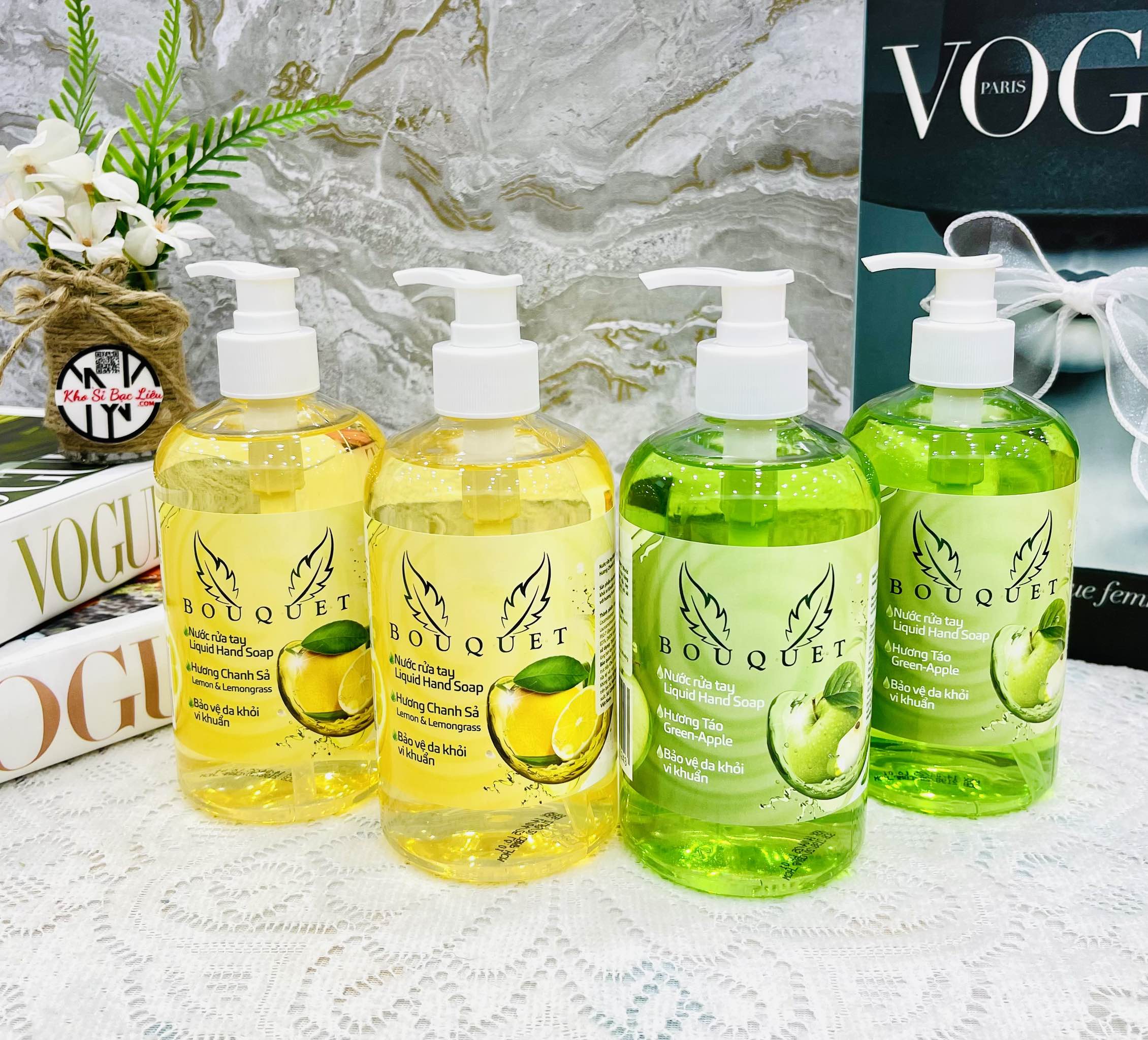 Nước Rửa Tay BouQuet 500ml Chính Hãng Bảo Vệ Da Khởi Vi Khuẩn (3)