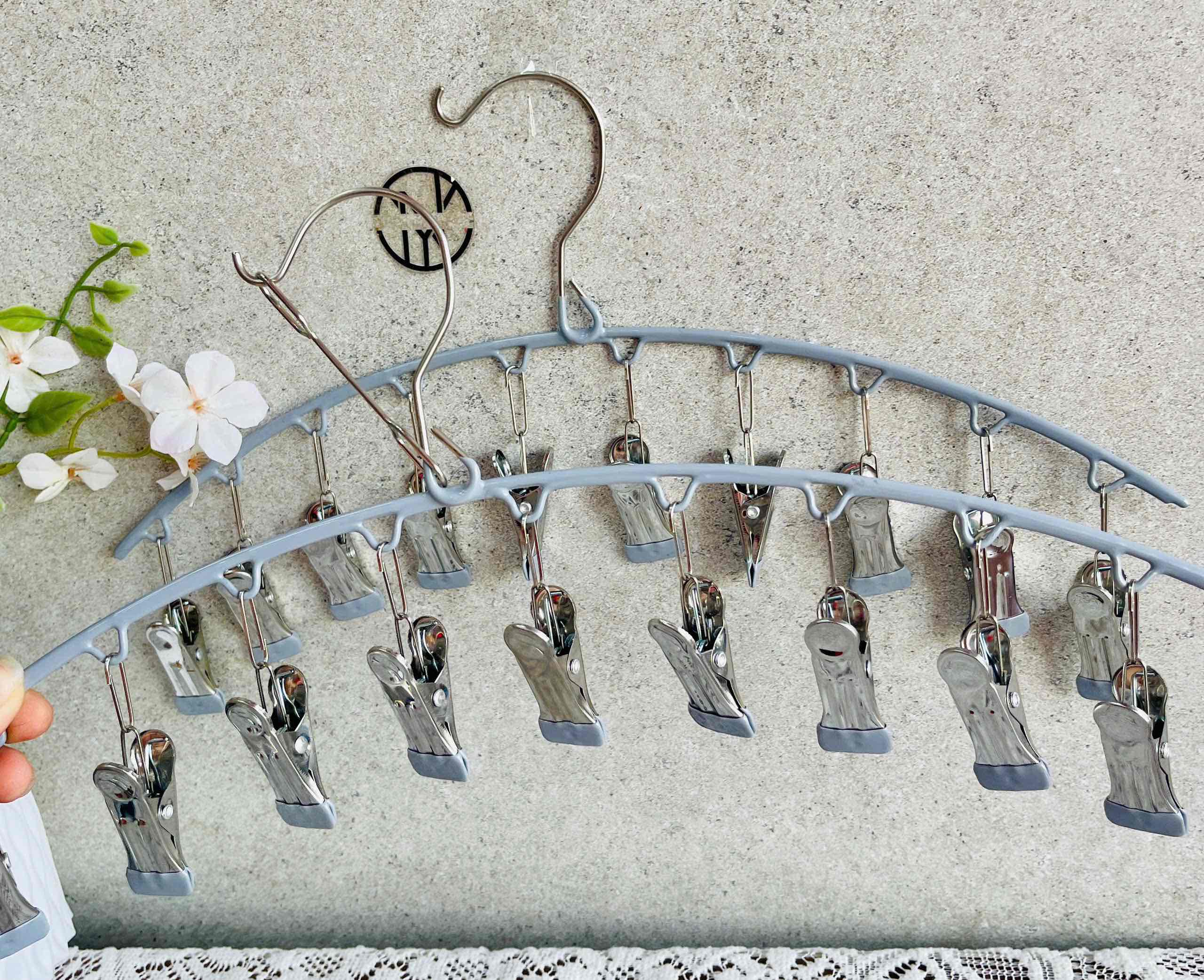 Kẹp Móc Phơi Quần Áo Mẫu 9 Kẹp Hình Cung Tiện Lợi (2)