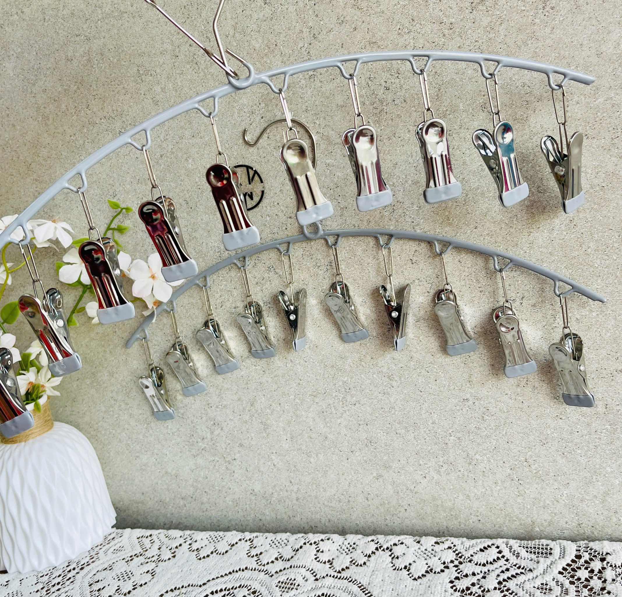 Kẹp Móc Phơi Quần Áo Mẫu 9 Kẹp Hình Cung Tiện Lợi (2)