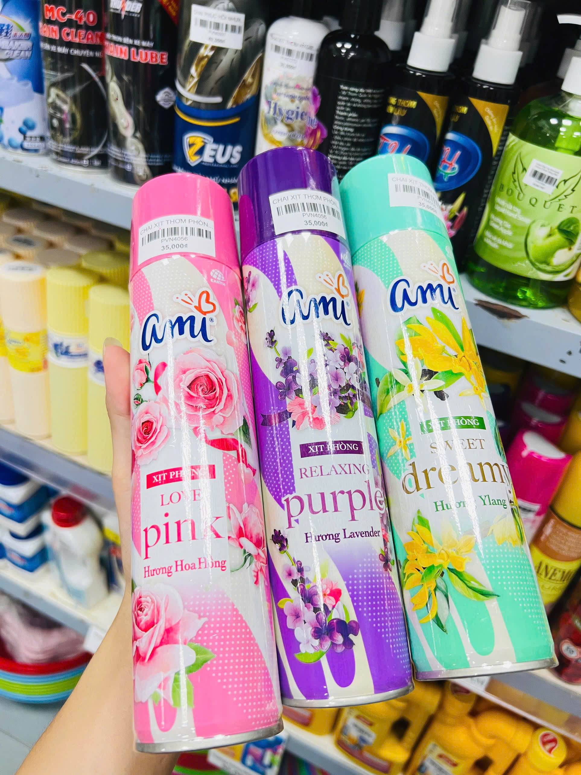CHAI XỊT THƠM PHÒNG AMI 280ml CỰC THƠM (3)