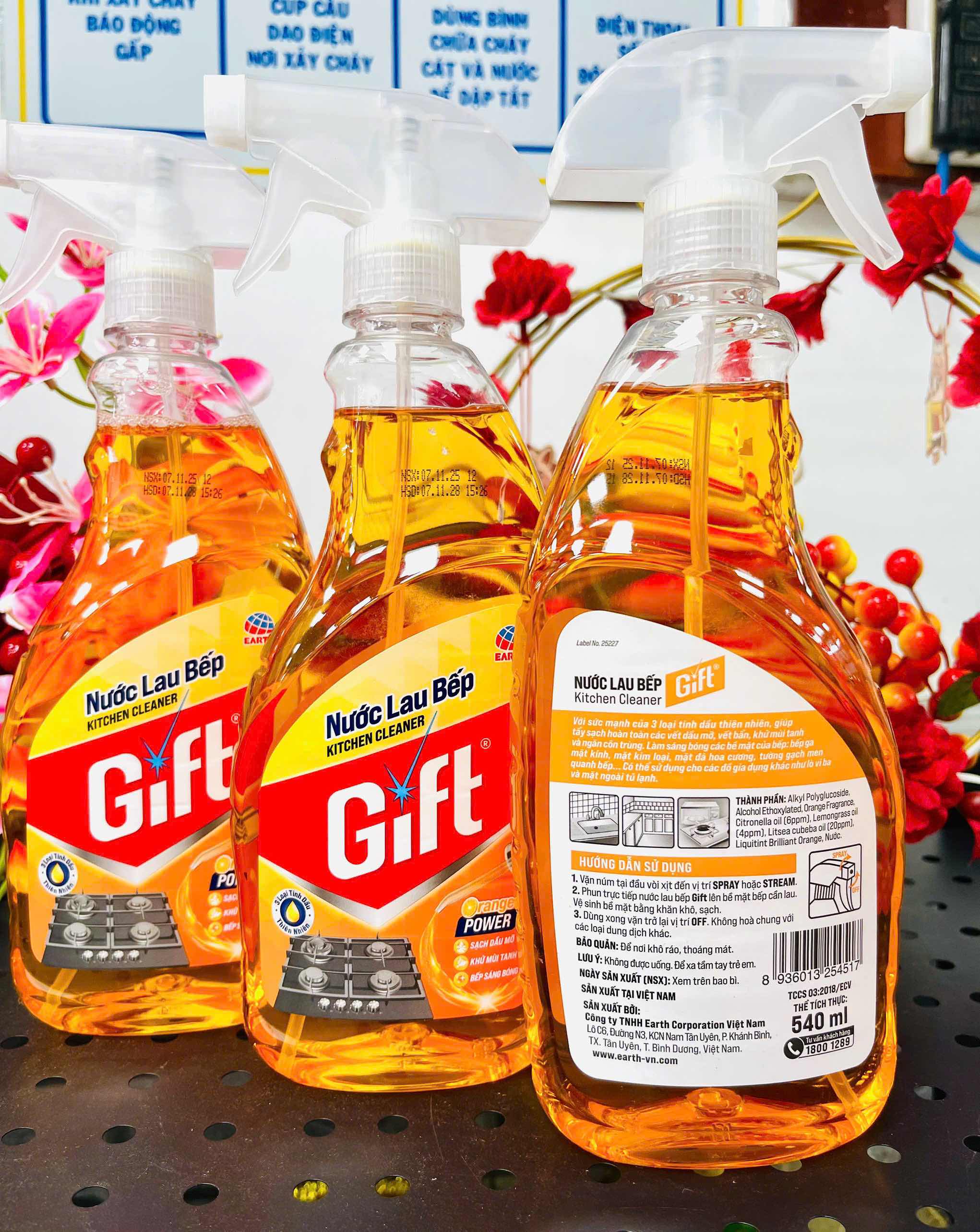 CHAI XỊT LAU BẾP GIFT 540ml CHÍNH HÃNG (2)