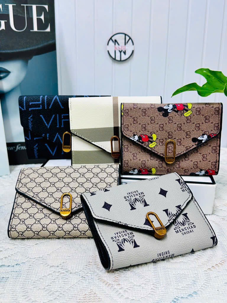 VÍ NGẮN MINI CẦM TAY MẪU GẤP (3)