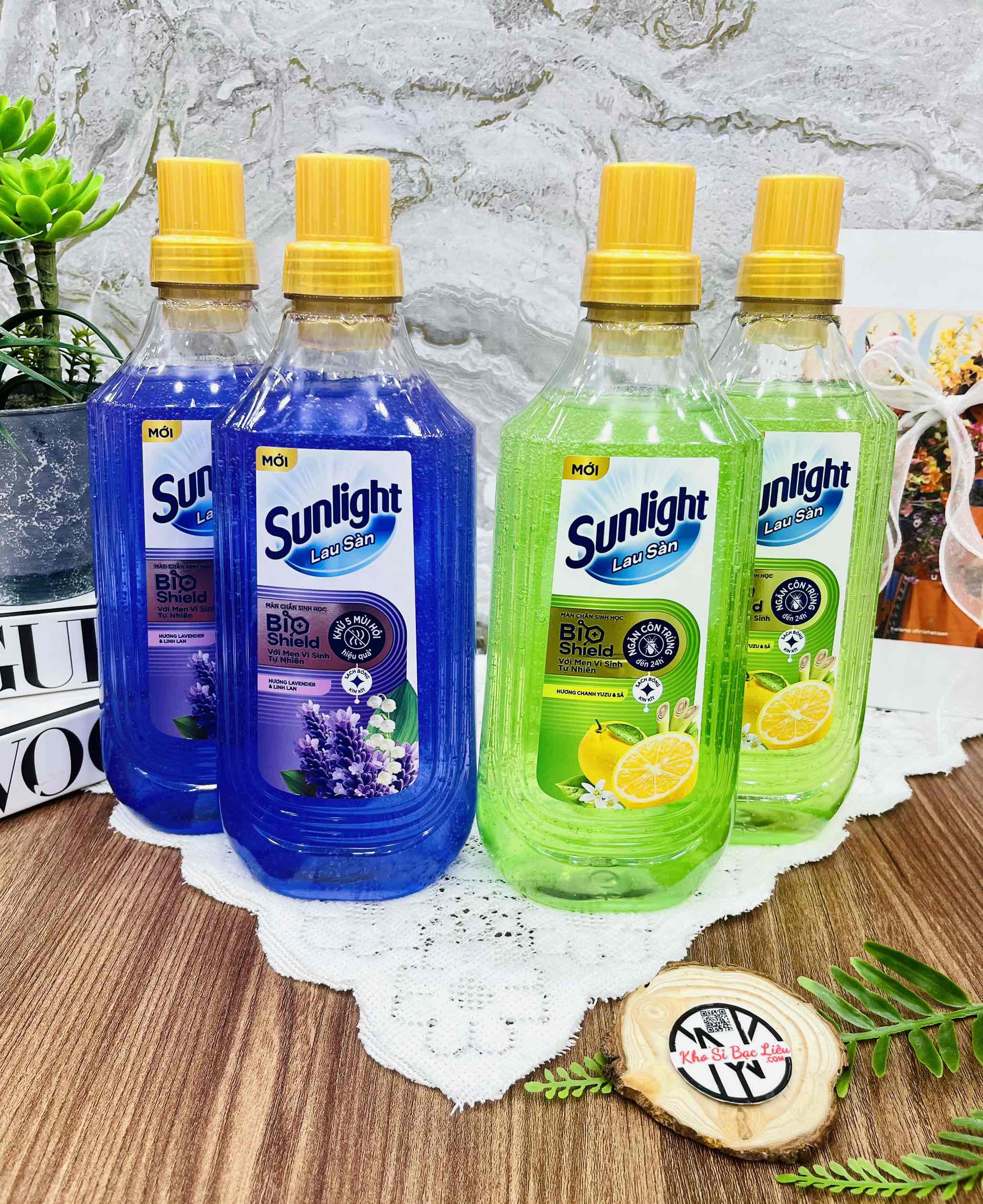 Nước lau sàn SUNLIGHT BIOSHIELD 1Kg CHÍNH HÃNG  (1)