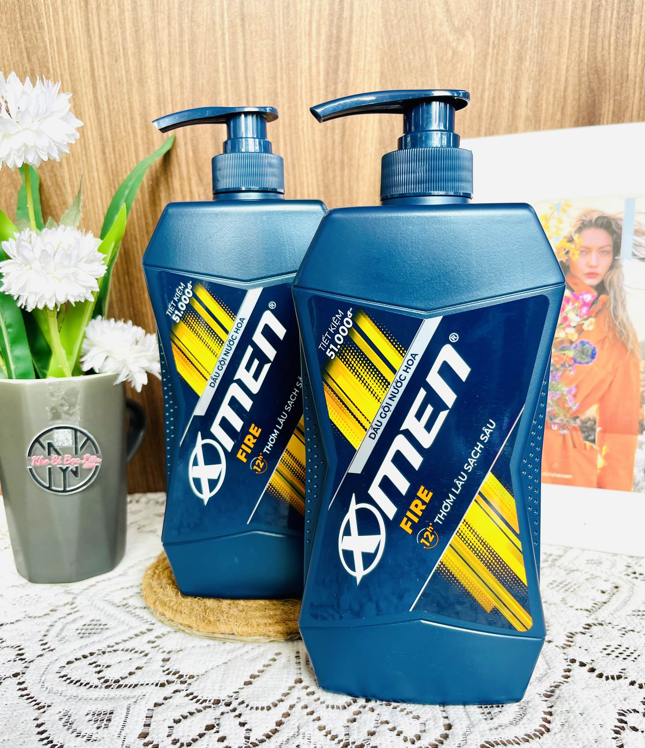 DẦU GỘI NƯỚC HOA X-MEN 12H FIRE 650g