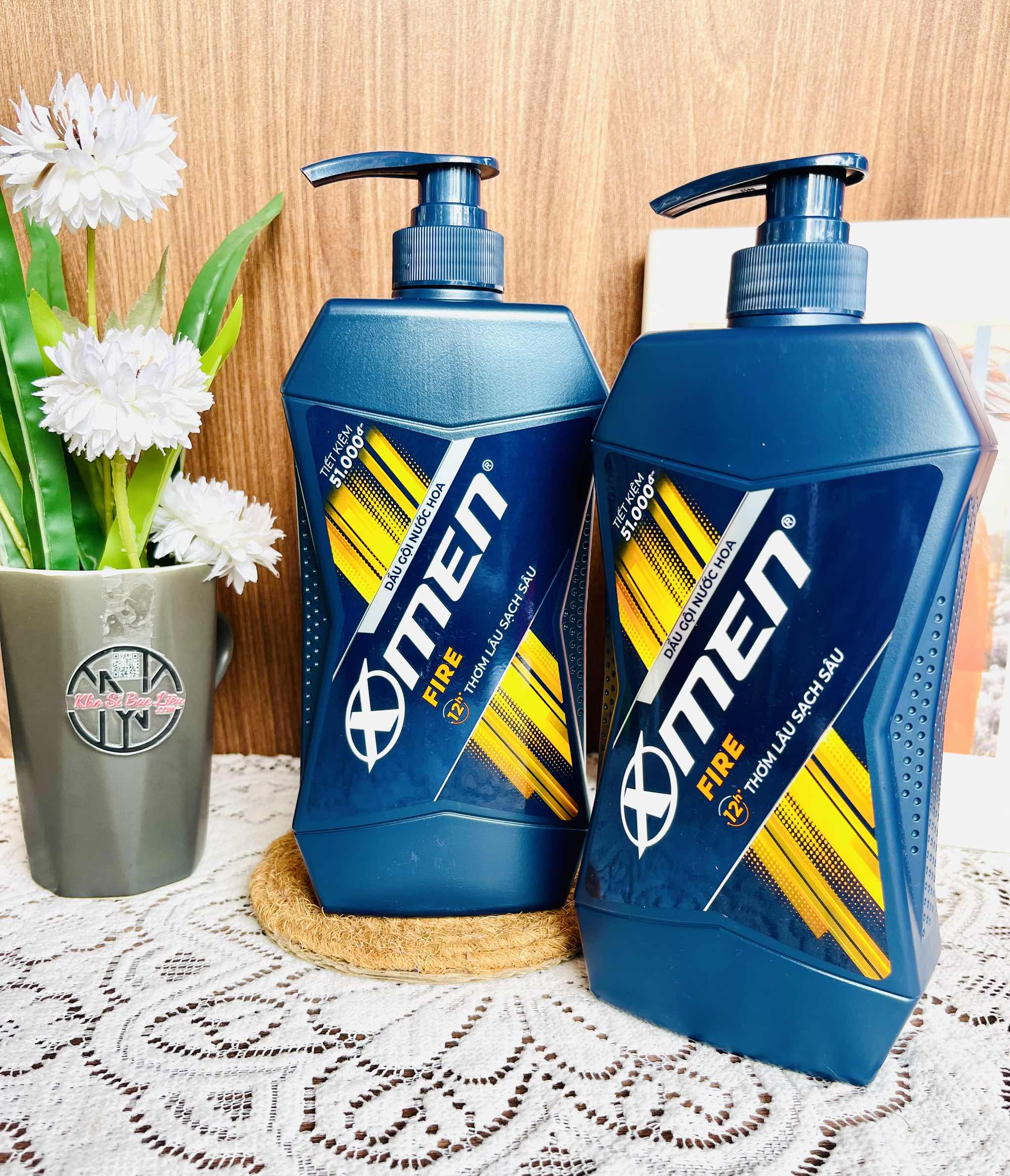 DẦU GỘI NƯỚC HOA X-MEN 12H FIRE 650g