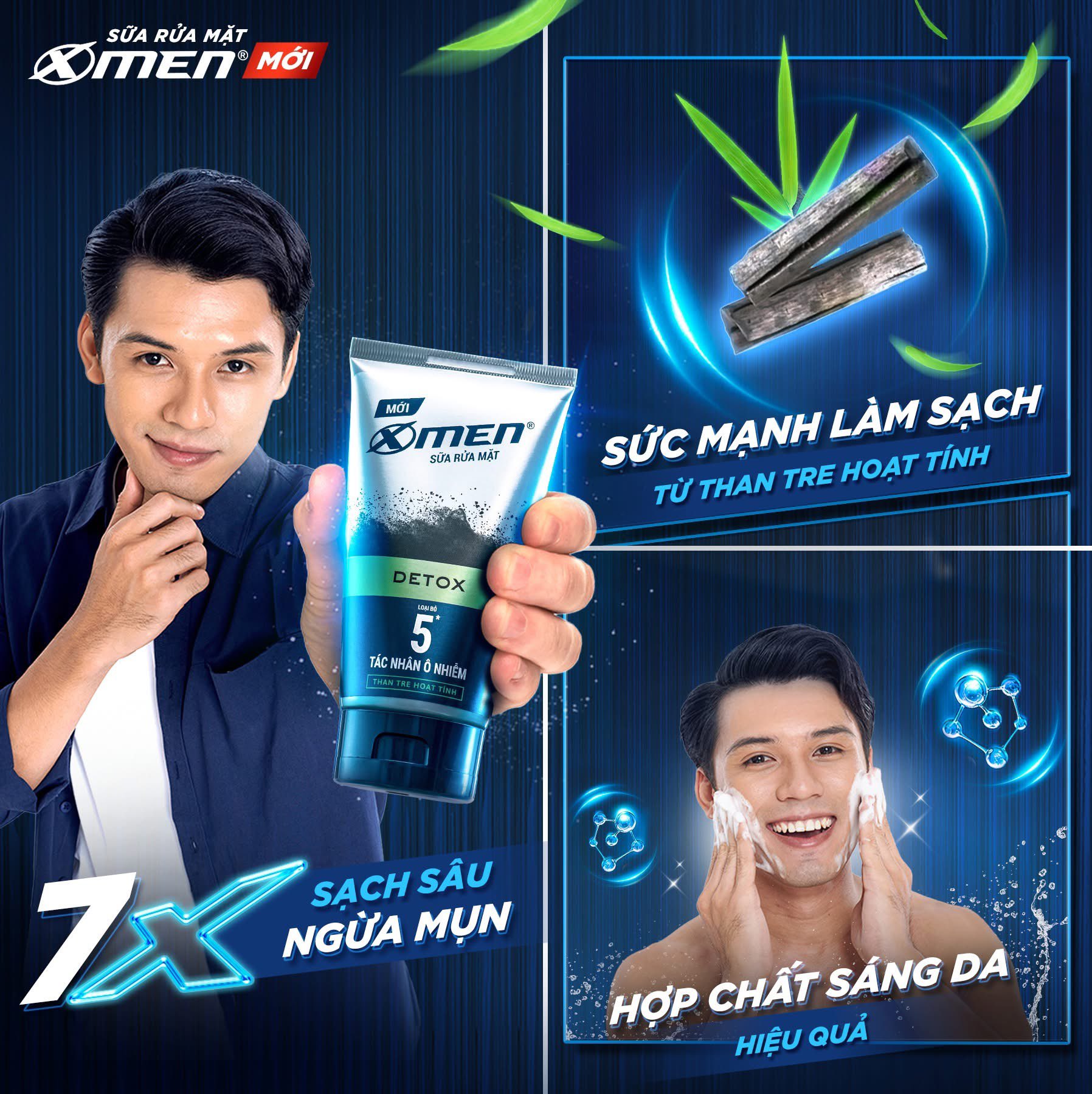 SỮA RỬA MẶT XMEN DETOX 100G (6)