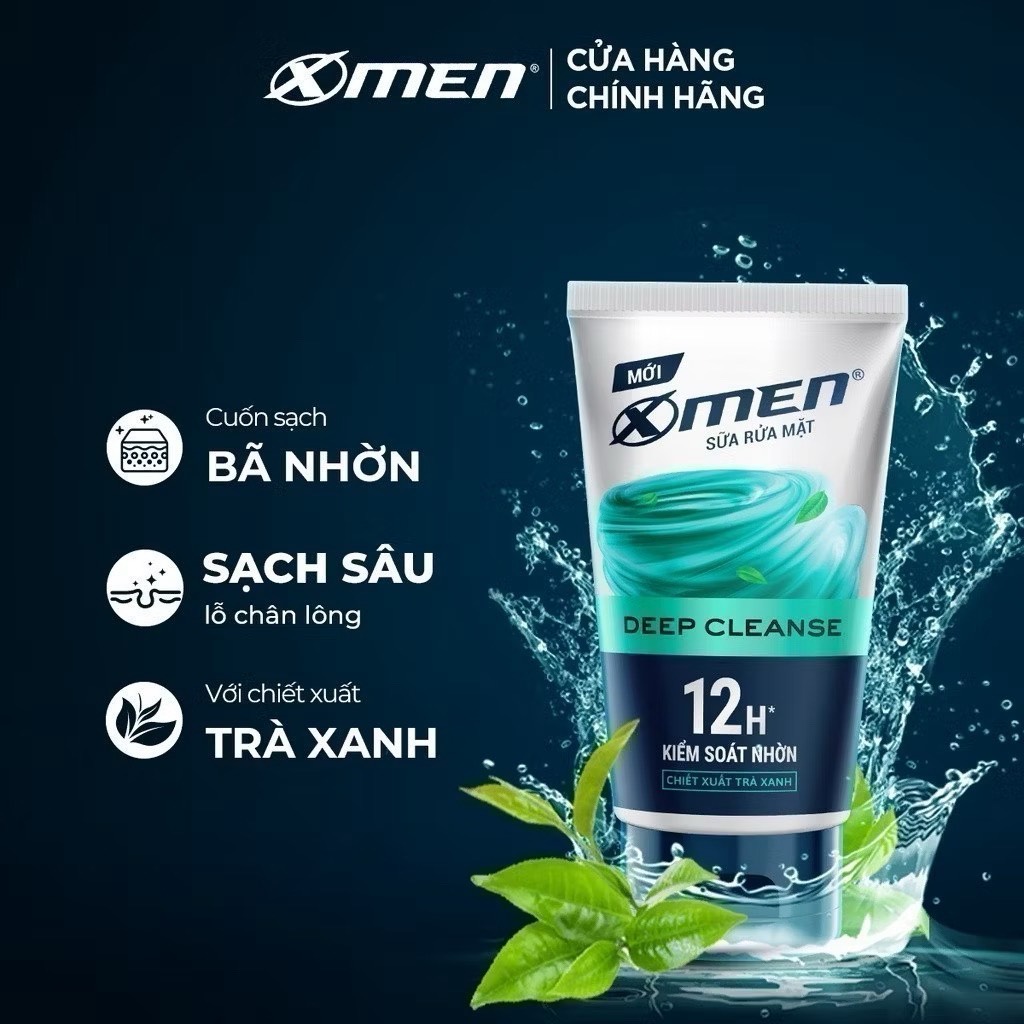 SỮA RỬA MẶT XMEN DEEP CLEANSE 100g (5)