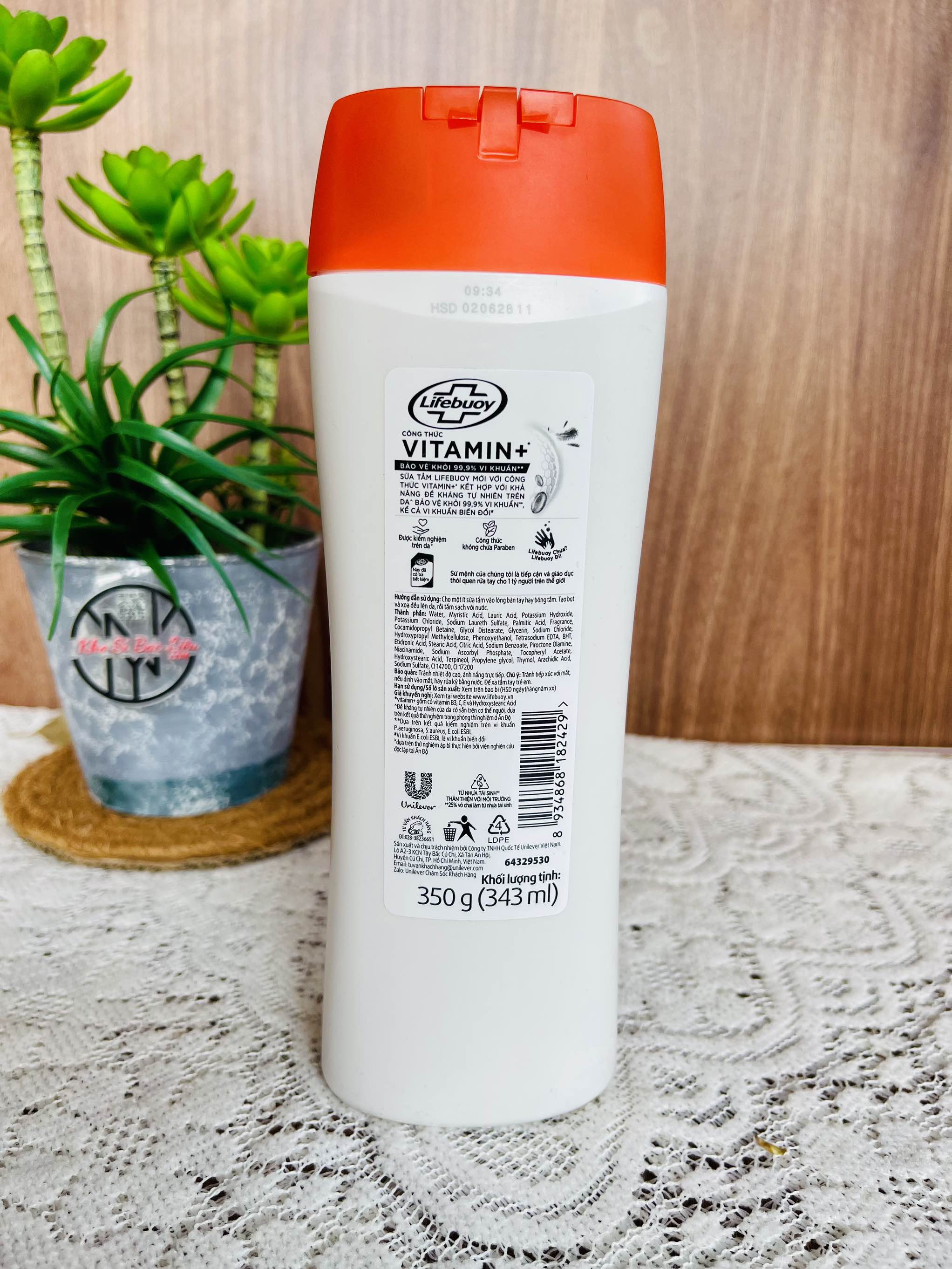 SỮA TẮM LIFEBUOY 350g BẢO VỆ VƯỢT TRỘI