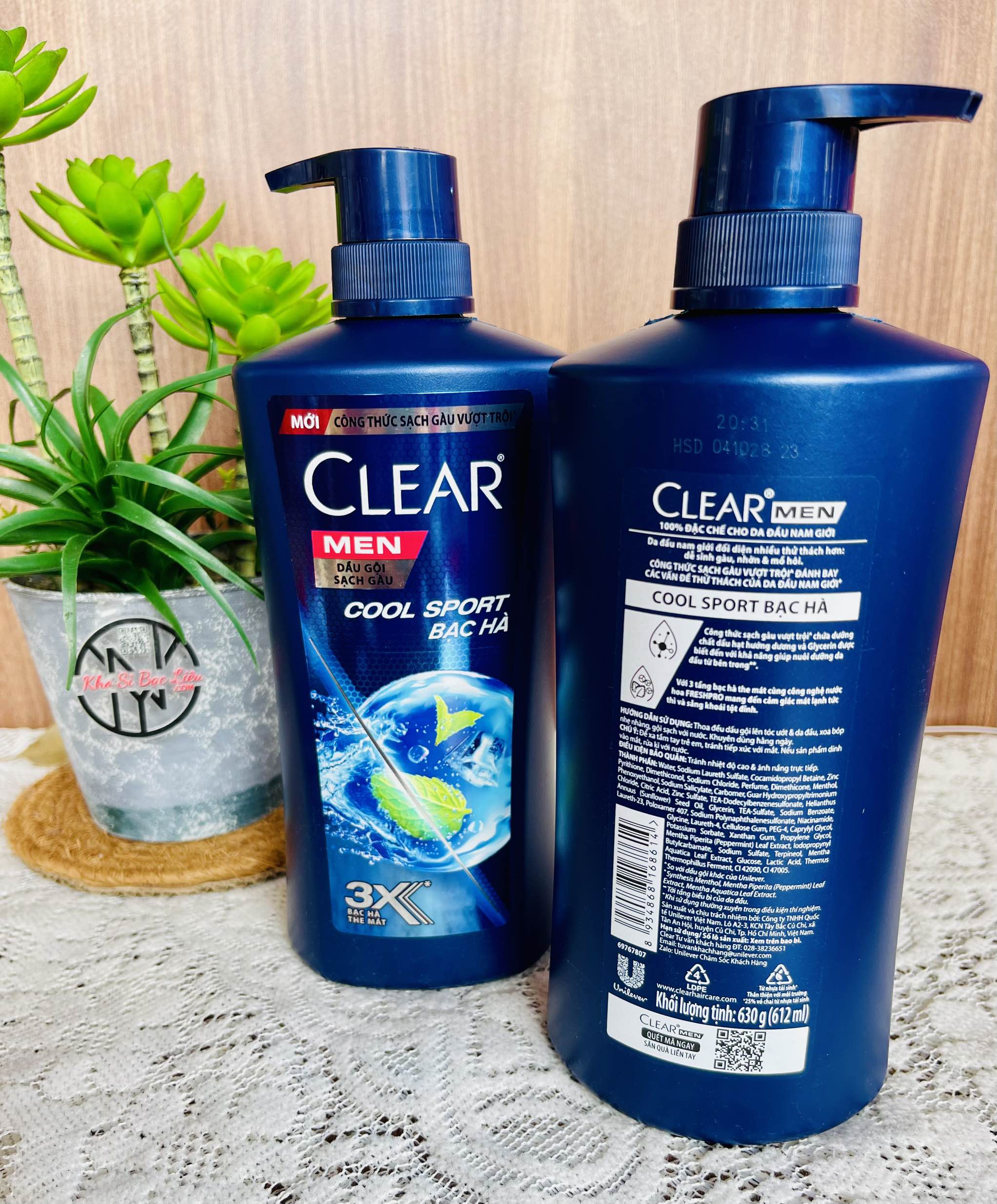 CHAI DẦU GỘI CLEAR MEN 630g CHÍNH HÃNG ( Ko áp dụng cho giảm 10%) (4)