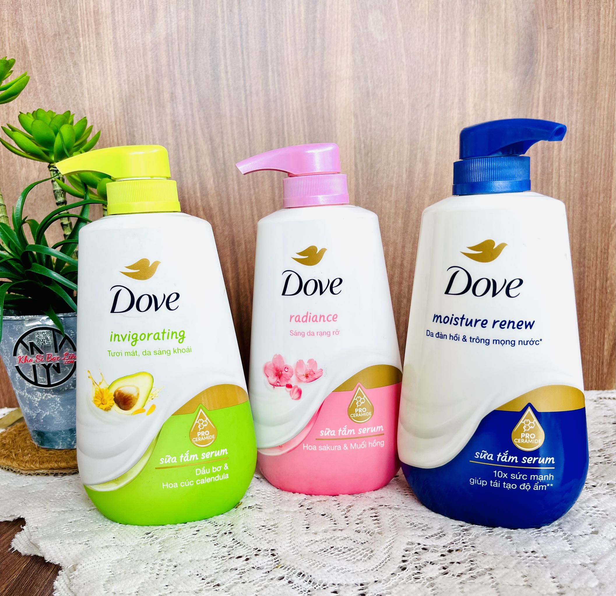 SỮA TẮM DOVE 500g MUỐI HỒNG