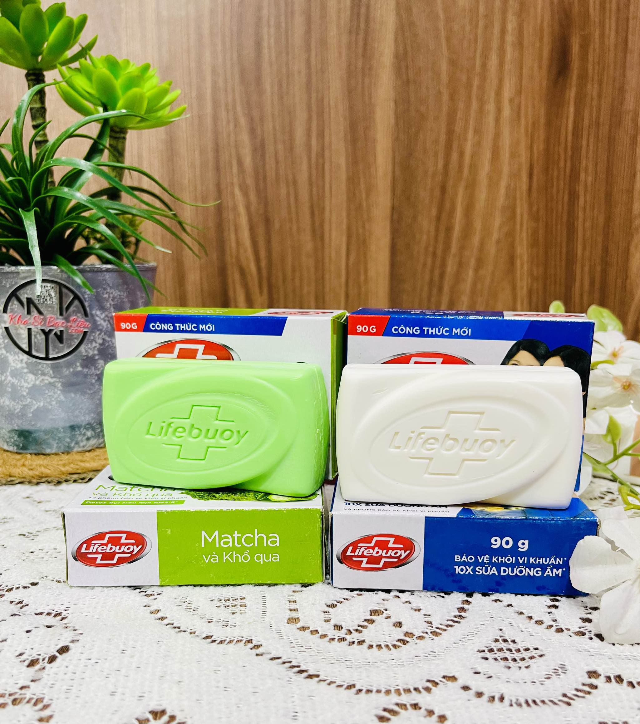 XÀ BÔNG LIFEBUOY 90G XANH ĐỎ (1) '