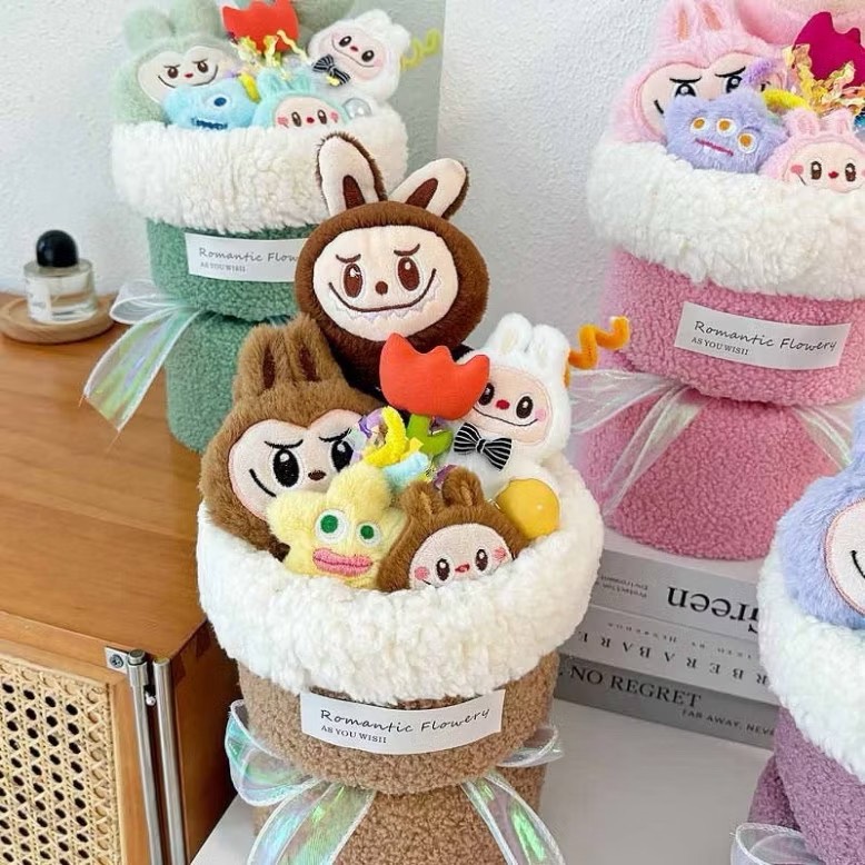 BÓ HOA LABUBU HÓT TREND SIÊU KUTE (14)