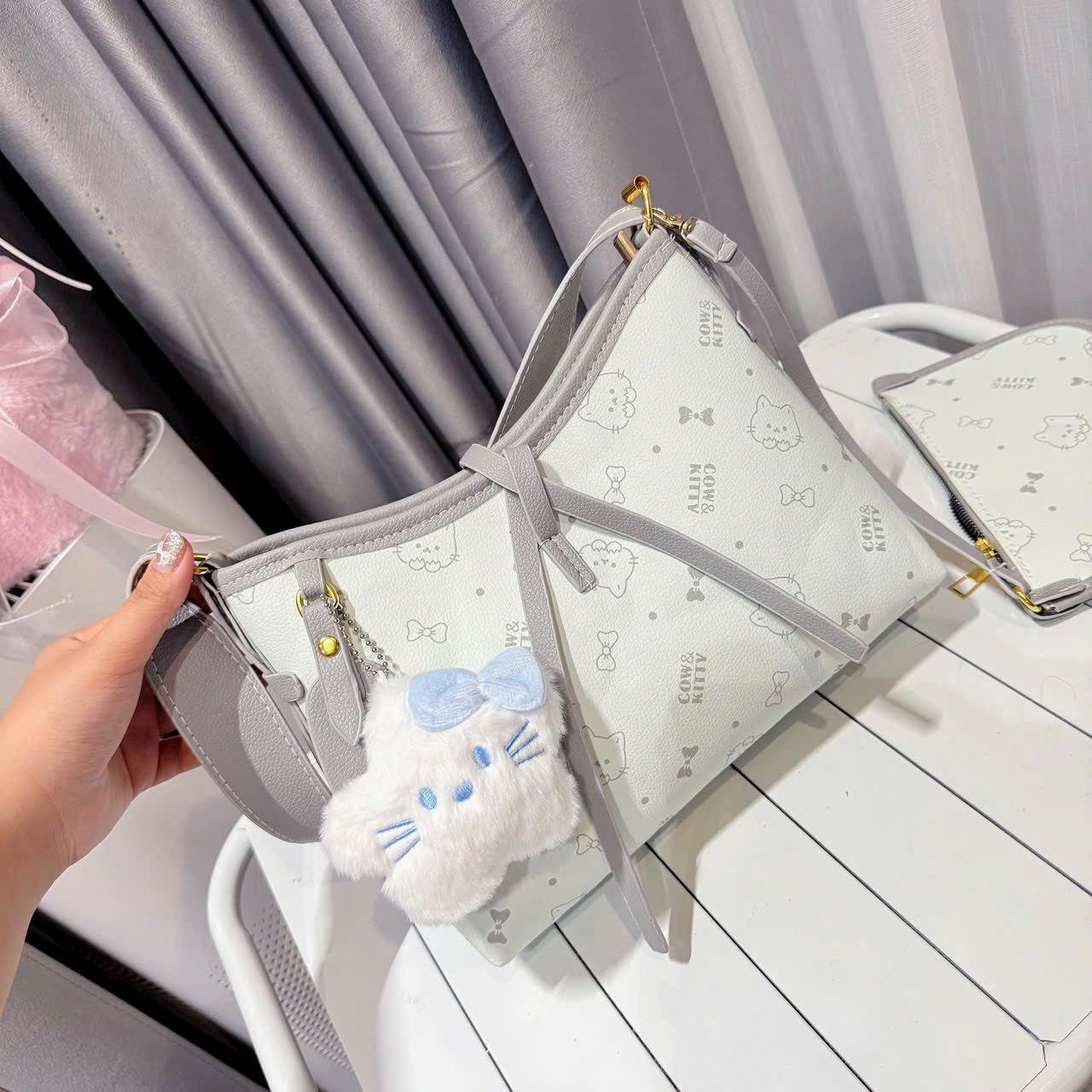 TÚI KITTY KÈM VÍ KÈM GẤU (10)