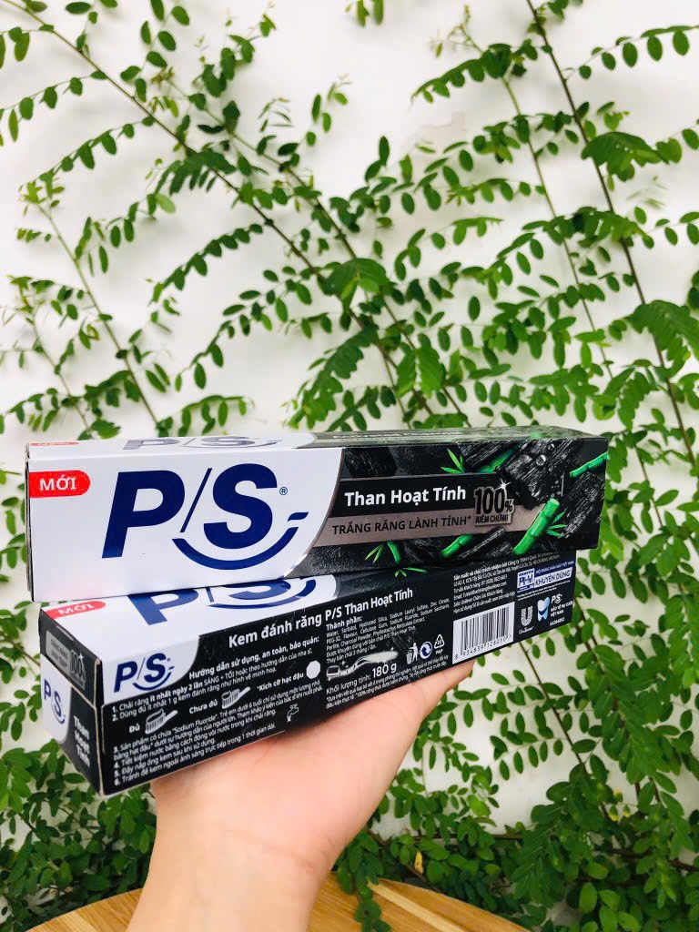 "KEM ĐÁNH RĂNG P/S THAN TRE HOẠT TÍNH 180g (2) '