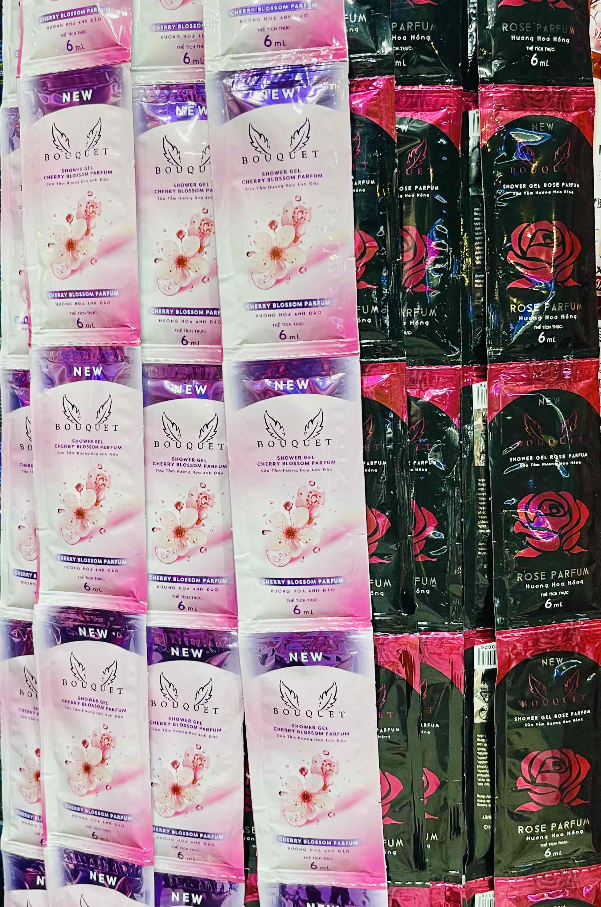 SỮA TẮM HƯƠNG HOA, CTY BOUQUET, DÂY 12GÓI