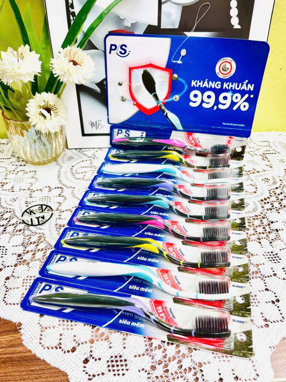 BÀN CHẢI ĐÁNH RĂNG P/S THAN BẠC