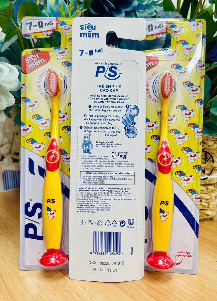 BÀN CHẢI ĐÁNH RĂNG P/S 7-11 TUỔI