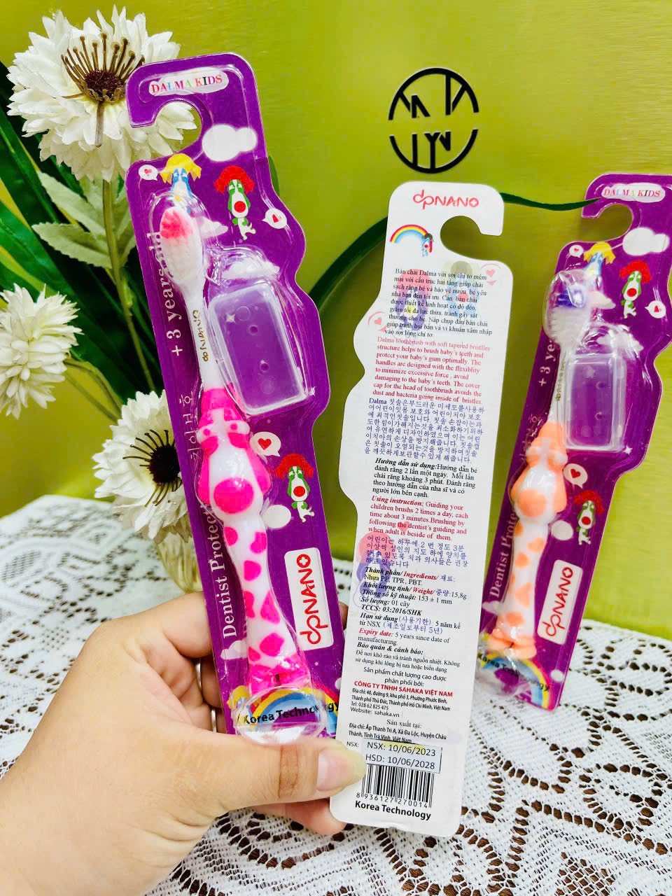 Bàn Chải Đánh Răng NANO Cho Bé Trên 3 Tuổi