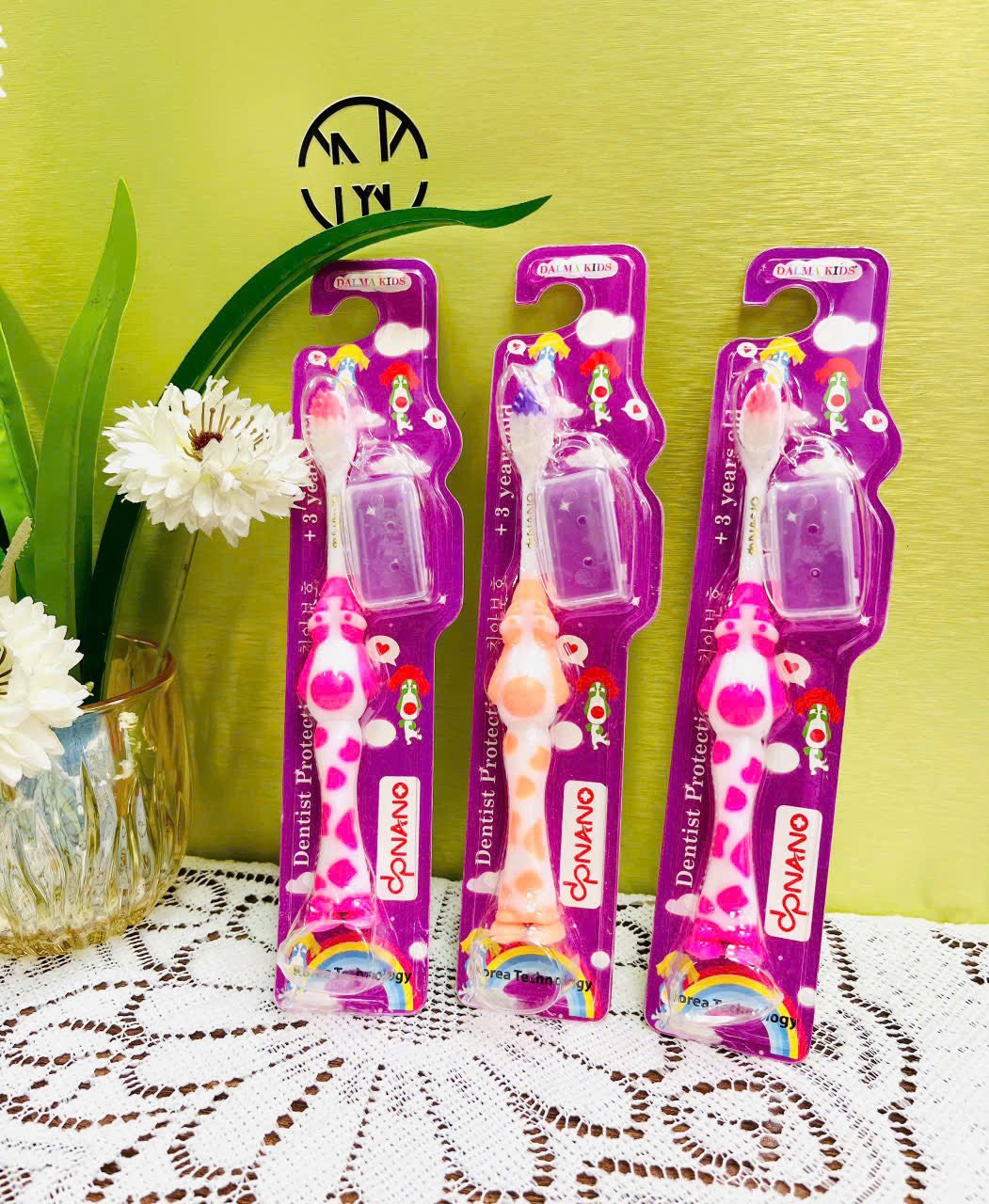 Bàn Chải Đánh Răng NANO Cho Bé Trên 3 Tuổi