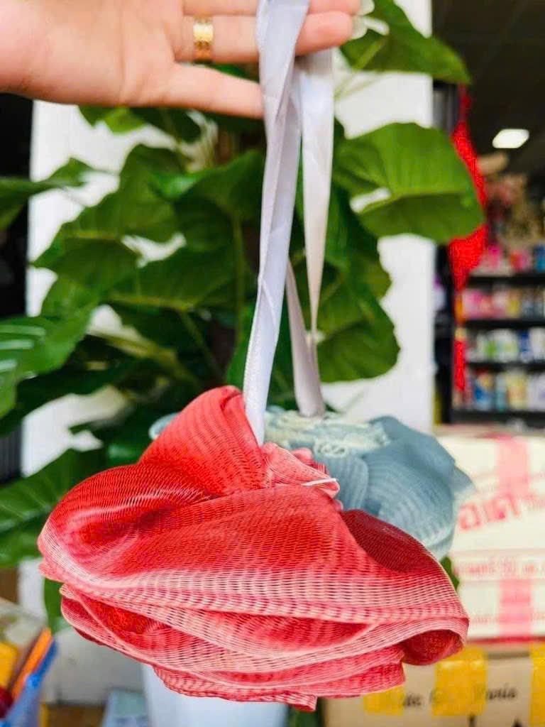 Bông Tắm Lưới Hình Hoa Hồng (2)