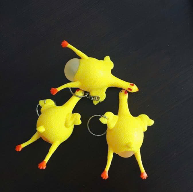 Móc Khoá Gà Đẻ Trứng (1)