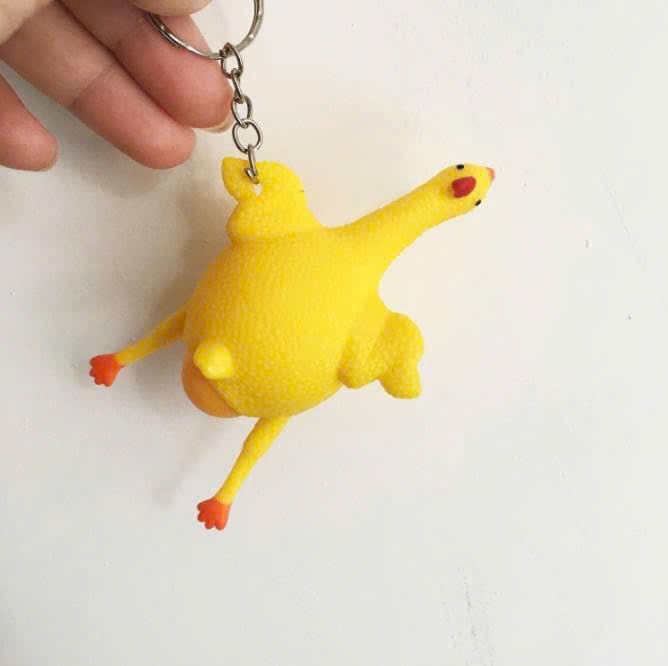 Móc Khoá Gà Đẻ Trứng (1)
