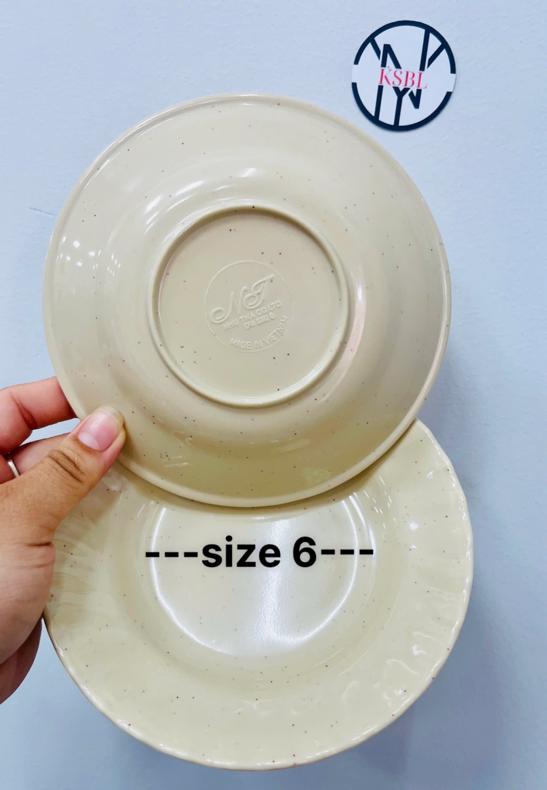 DĨA BÔNG MK SIZE VỪA (6 sâu), HÀNG DÀY ĐẸP (1) '