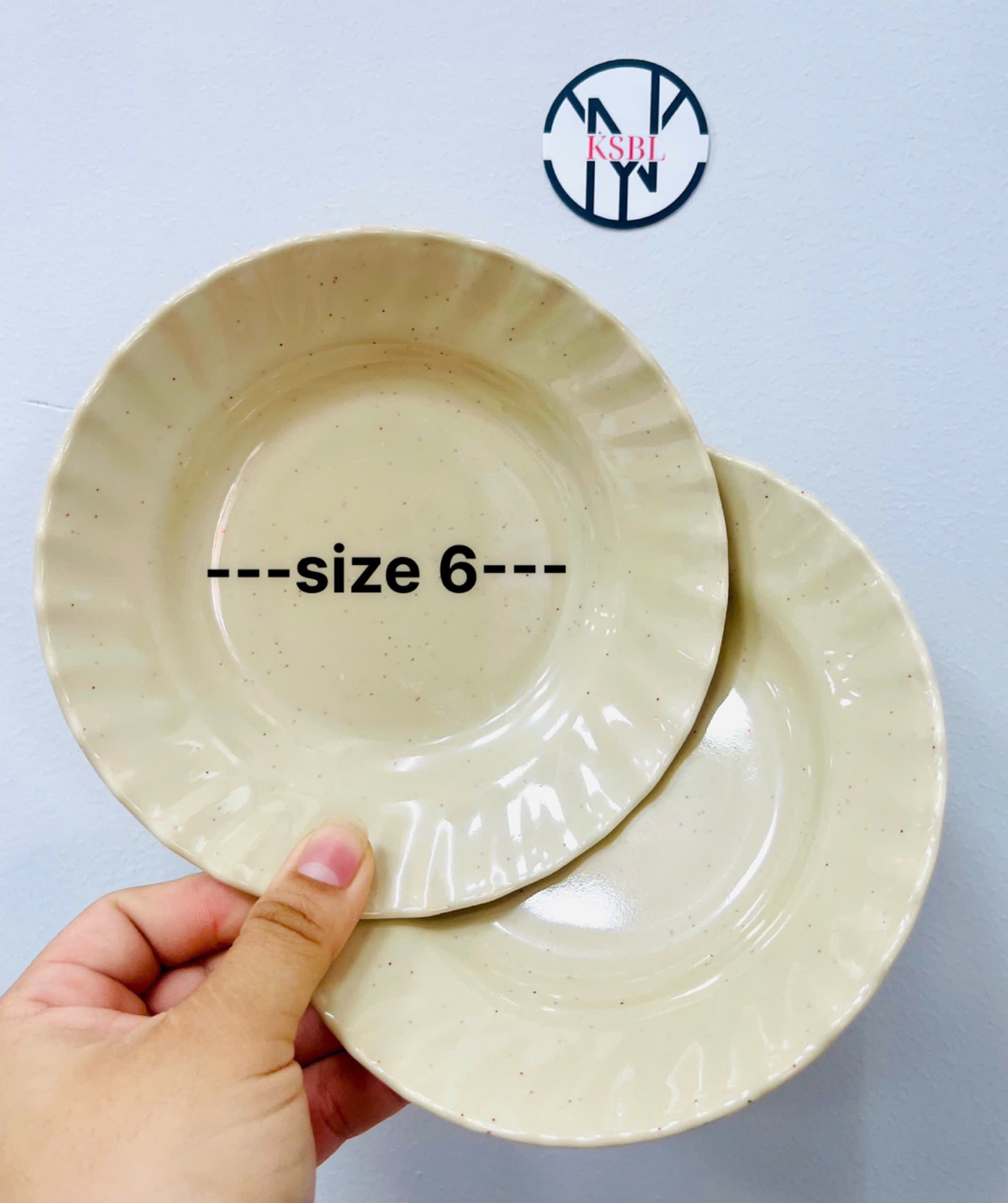 DĨA BÔNG MK SIZE VỪA (6 sâu), HÀNG DÀY ĐẸP (1) '