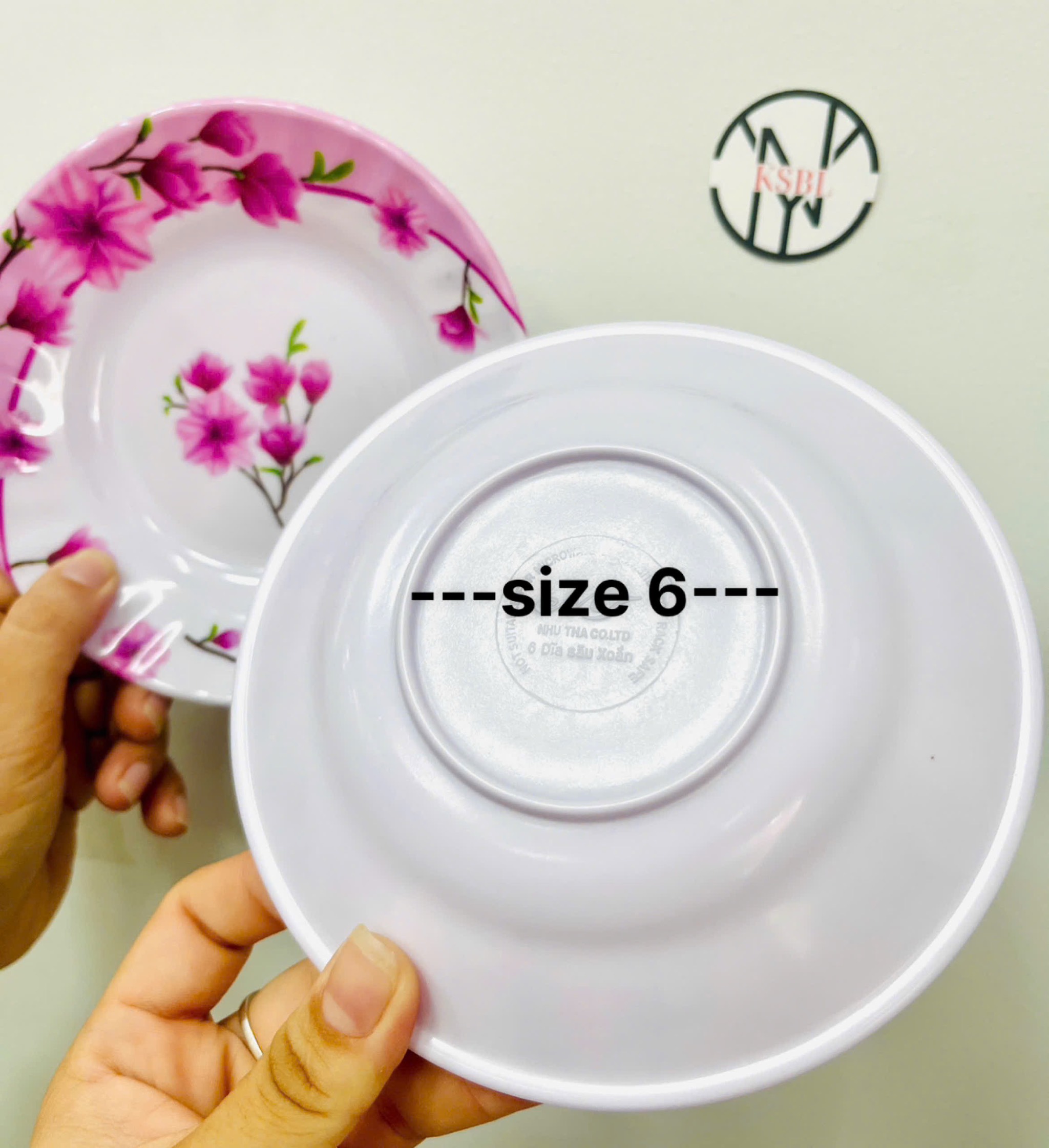 DĨA BÔNG MK SIZE VỪA (6 sâu), HÀNG DÀY ĐẸP (1) '