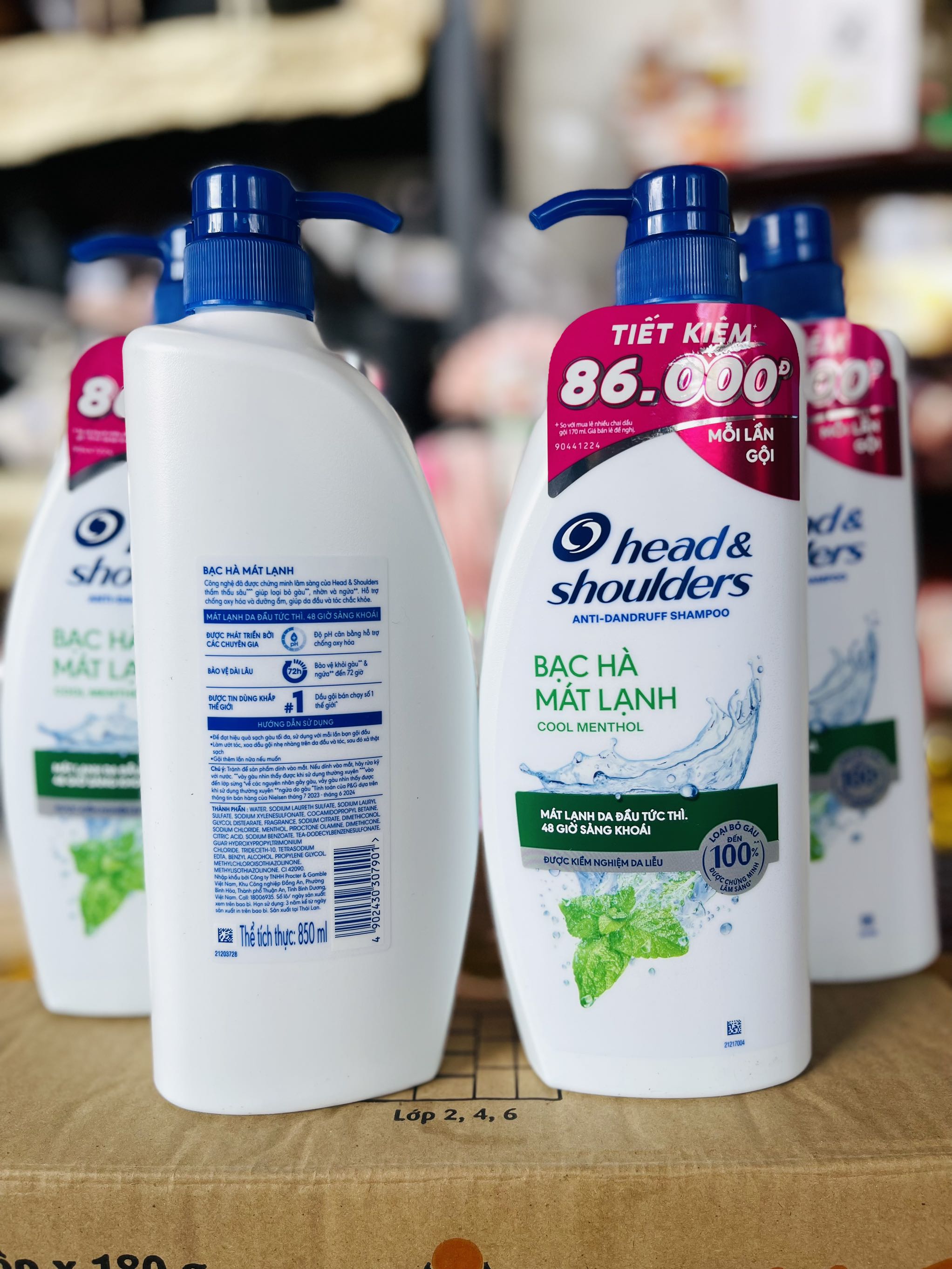 CHAI DẦU GỘI HEAD & SHOULDERS 850ml CHÍNH HÃNG (10)