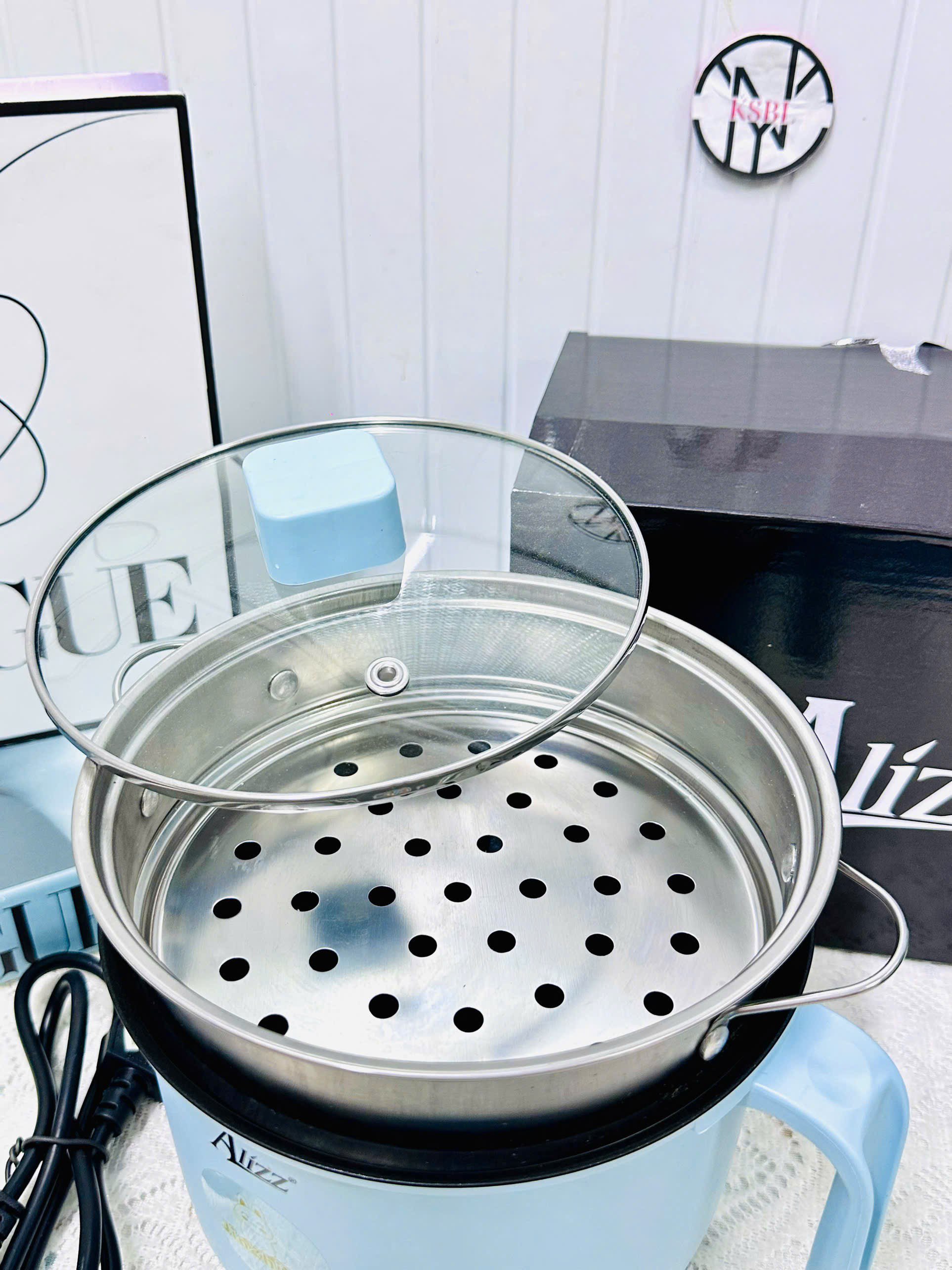 Nồi hấp đa năng có lồng hấp ALIZZ AL-14493 Chính Hãng (14)