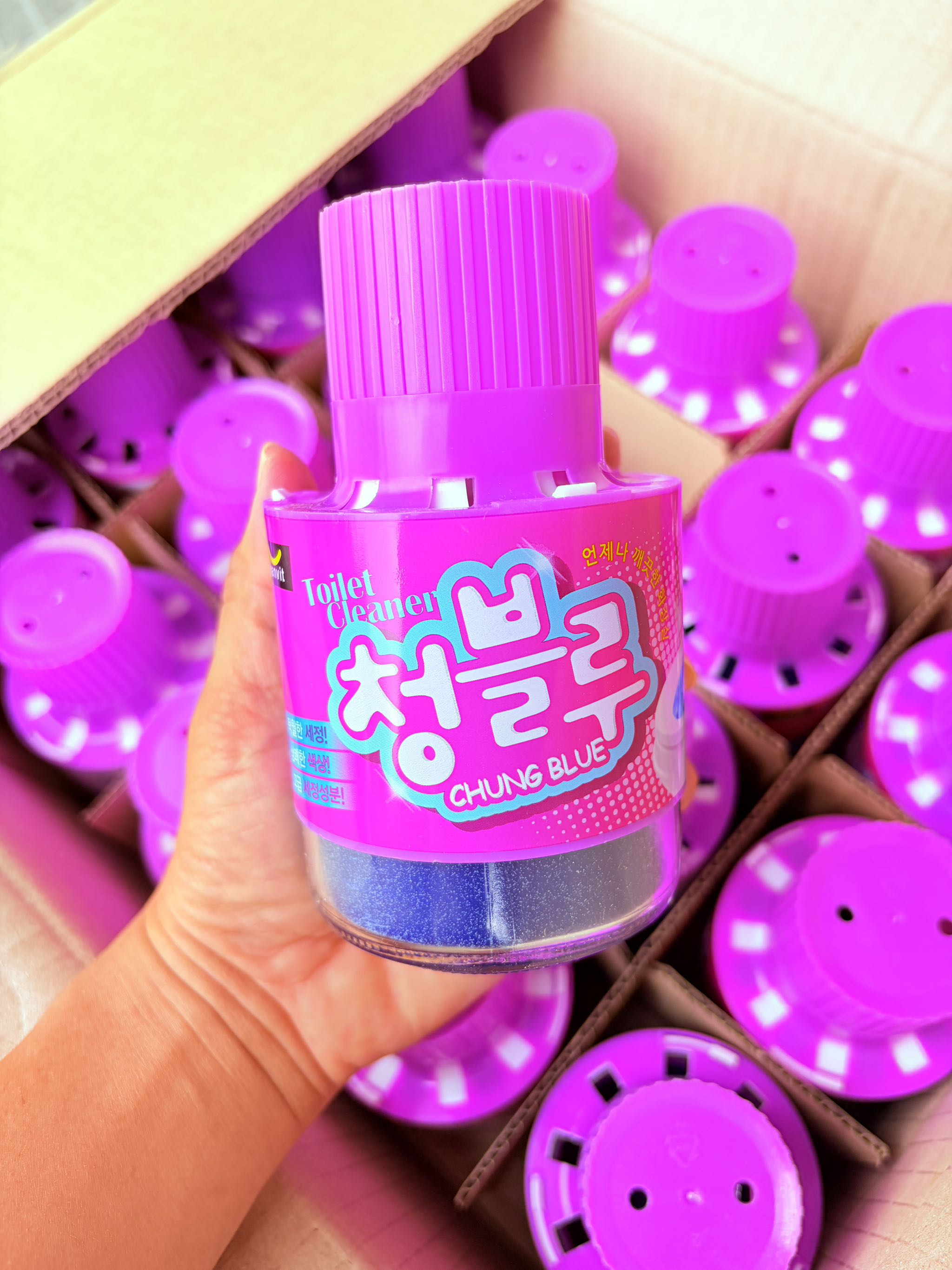 CỐC THẢ BÔNG CẦU CHUNG BLUE HANVIT CHÍNH HÃNG 180g