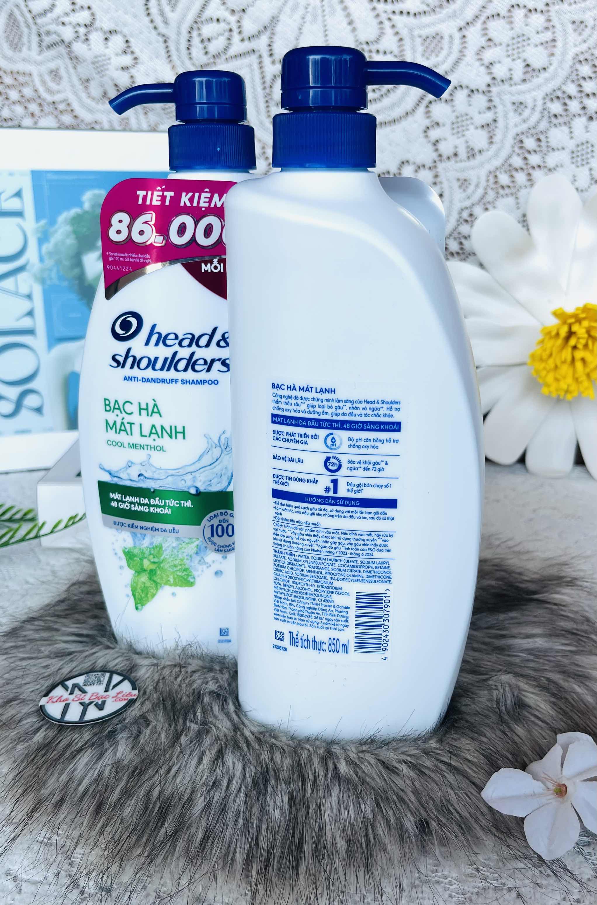CHAI DẦU GỘI HEAD & SHOULDERS 850ml CHÍNH HÃNG (10)