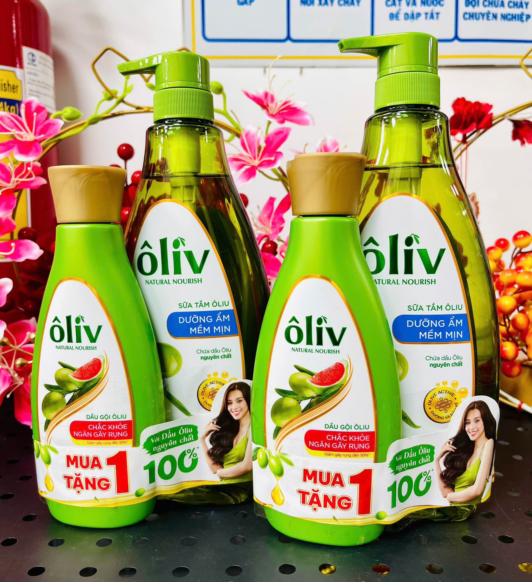 SỮA TẮM OLIU DƯỠNG ẨM MỀM MỊN 650ML TẶNG DẦU GỘI OLIU 250ML