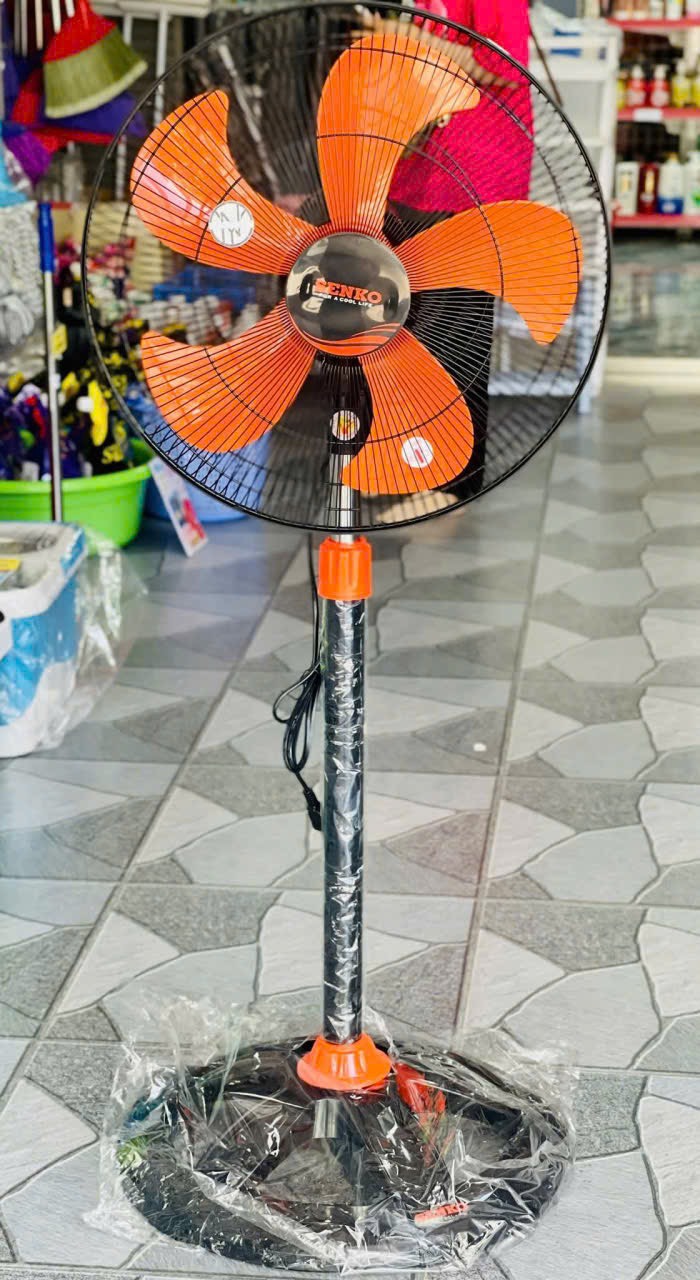 QUẠT CÔNG NGHIỆP ĐỨNG SENKO 5 CÁNH 65W BẢO HÀNH 2 NĂM SIZE 43cm Mã 1807 (30) '