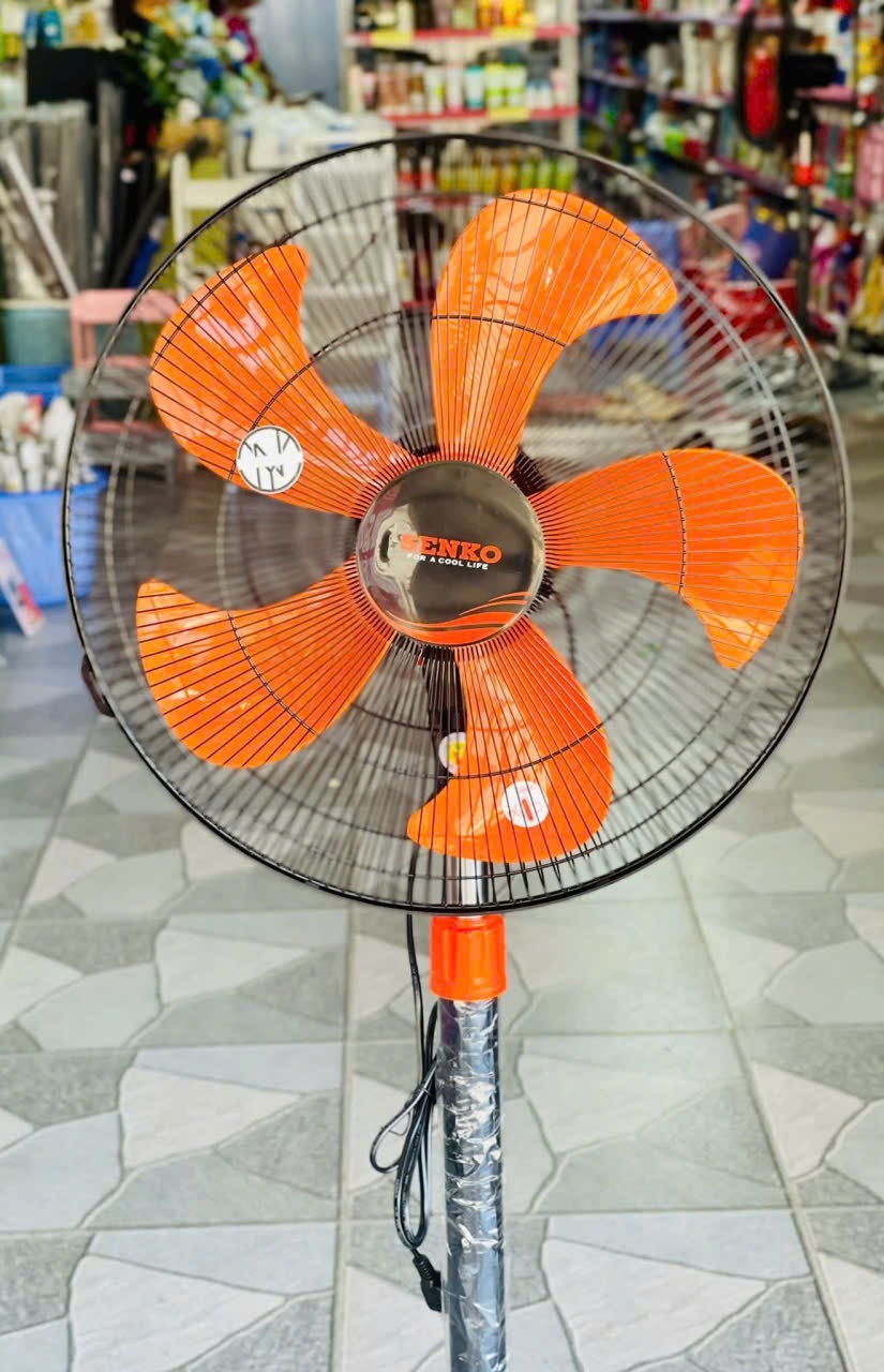 QUẠT CÔNG NGHIỆP ĐỨNG SENKO 5 CÁNH 65W BẢO HÀNH 2 NĂM SIZE 43cm Mã 1807 (30) '