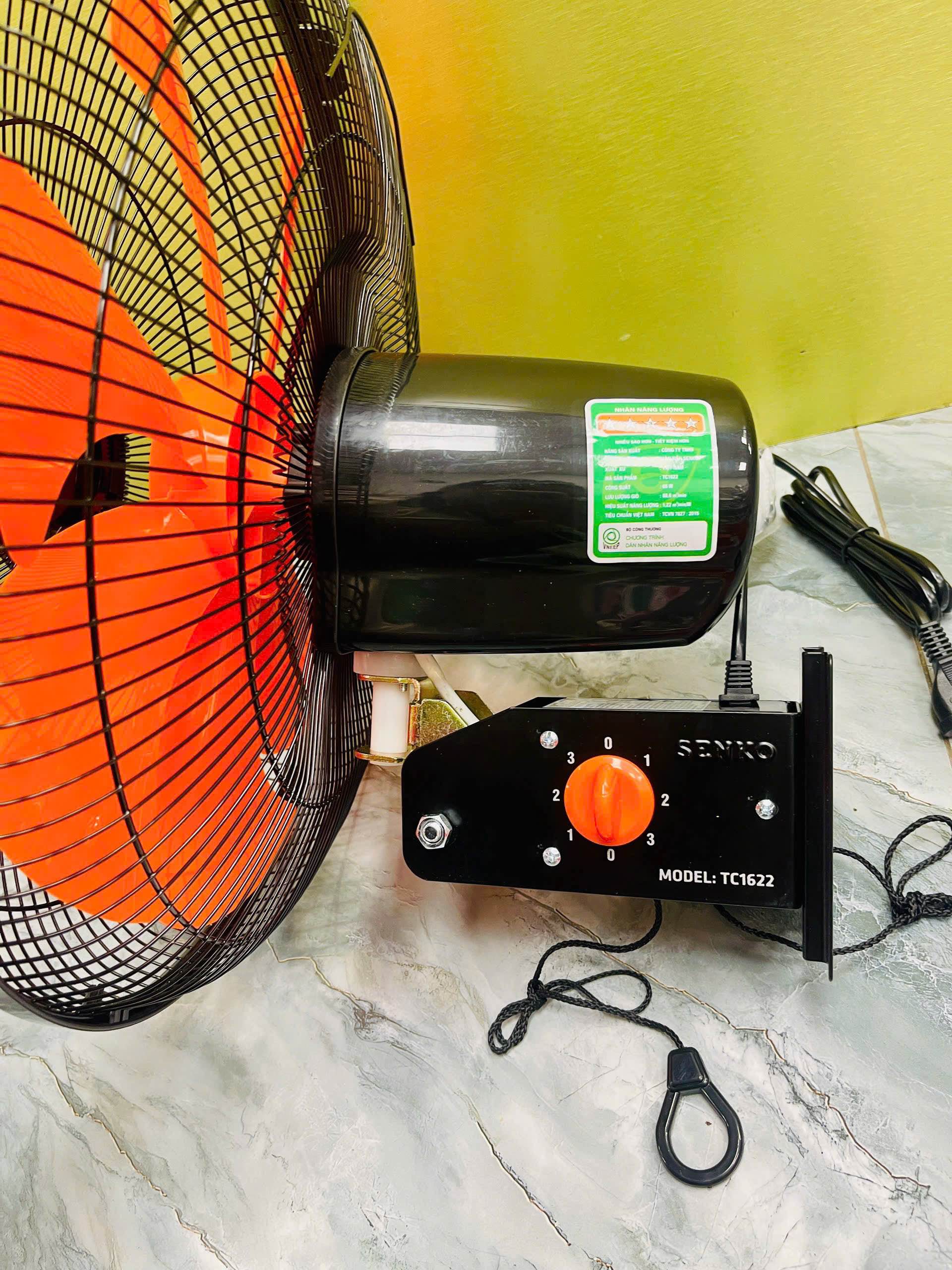 QUẠT TREO TƯỜNG SENKO 1622 Loại 2 DÂY BH 2 NĂM (20)