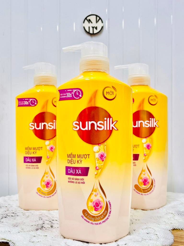 CHAI DẦU XẢ SUNSILK 640g DIỆU KÌ-ÓNG MƯỢT RẠNG NGỜI CHÍNH HÃNG ( Ko áp dụng cho giảm 10%) (6)