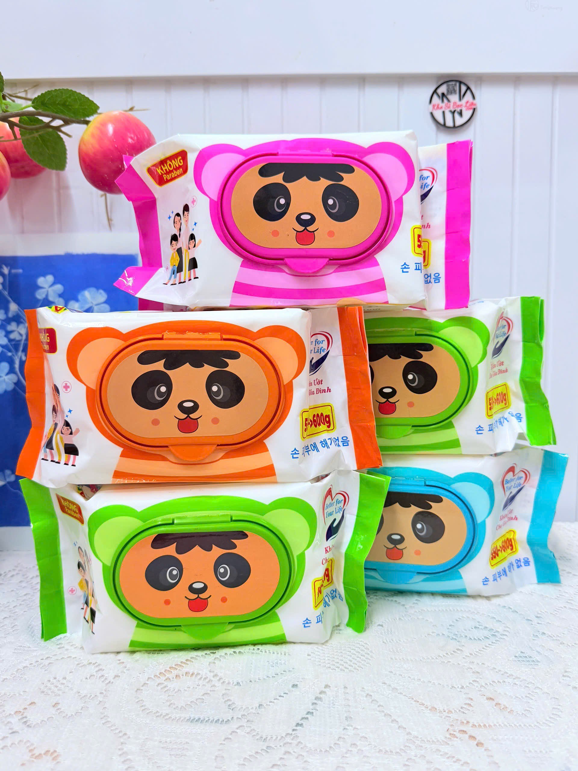 KM🎁Khăn Giấy Ướt Bịch Lớn 600 -650grm ( Trọng Lượng Giấy 250g) Baby không mùi ( MUA 4 TẶNG 1) ( TẶNG THÌ KO CK( 2)