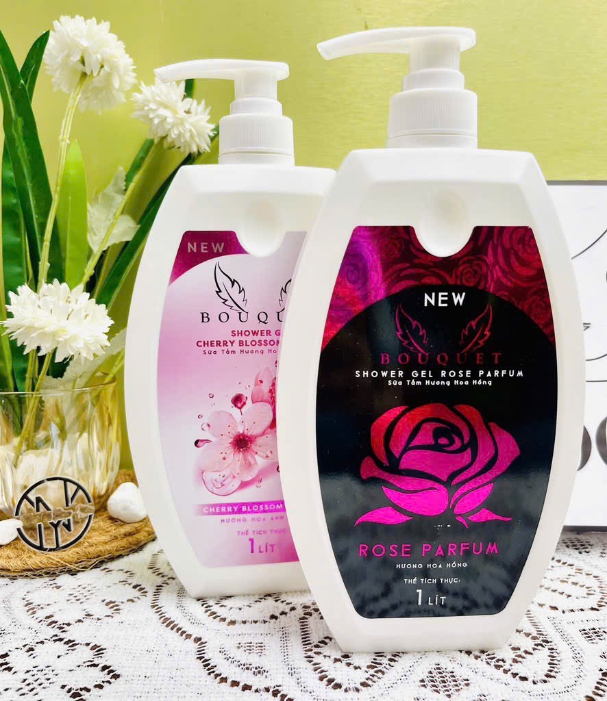Sữa Tắm BouQuet Chính Hãng Cty 1 Lít Cực Thơm (7)